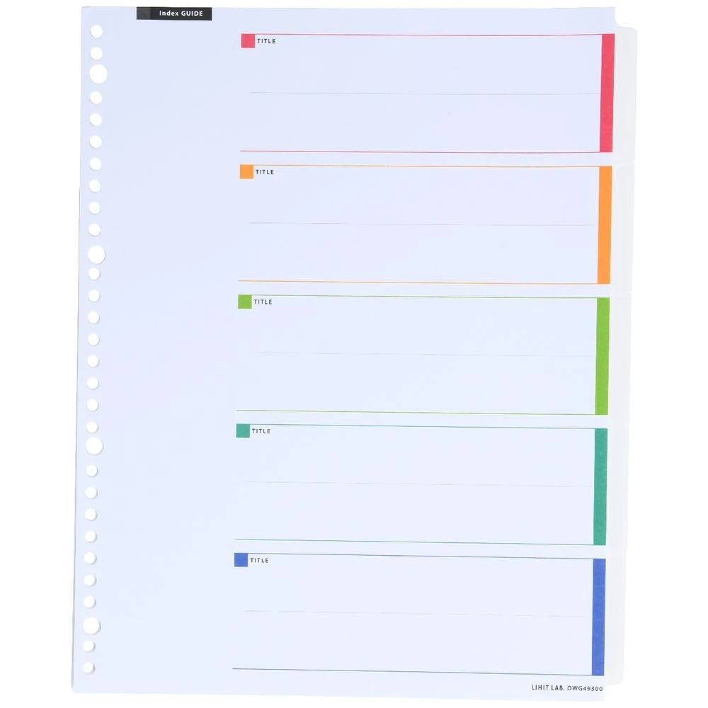 2 Aquadrops Display Book 5 Tab Dividers, 2 of 4