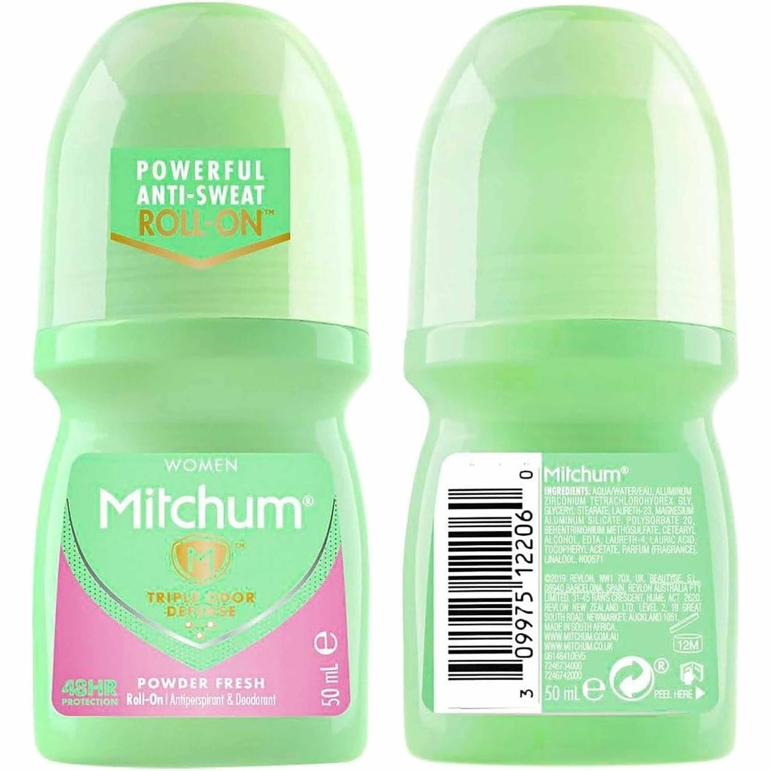 3 Mitchum Women Antiperspirant Roll-on Deodorant Powder Fresh 50ml, 3 of 3