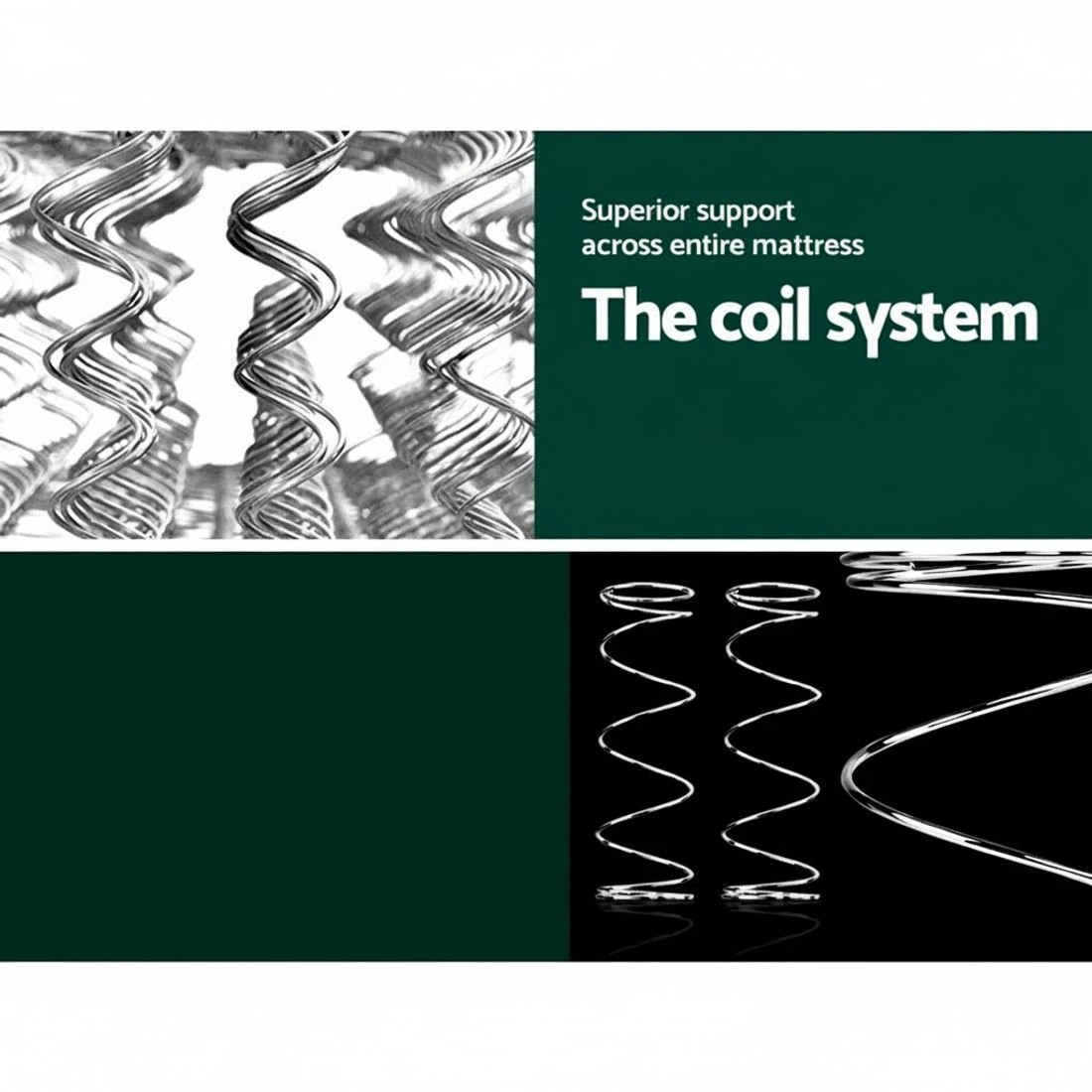 4 Giselle Bedding 18cm Mattress Pillow Top Single - Single Bed - Grey, 4 of 4