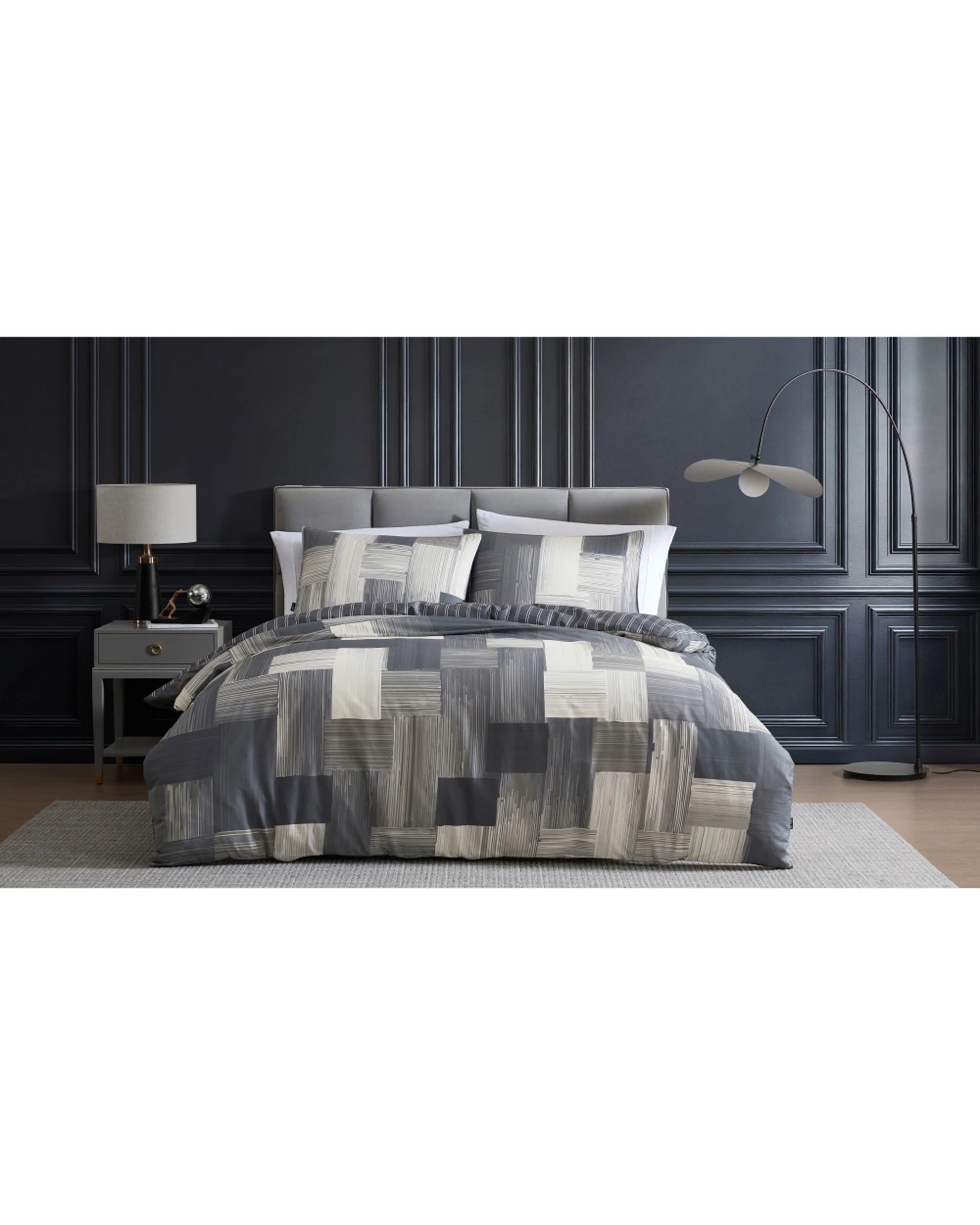 1 Ardor Cameron Cotton Sateen Comfort Quilt Cover Set Single Bed - Multi, 1 of 1