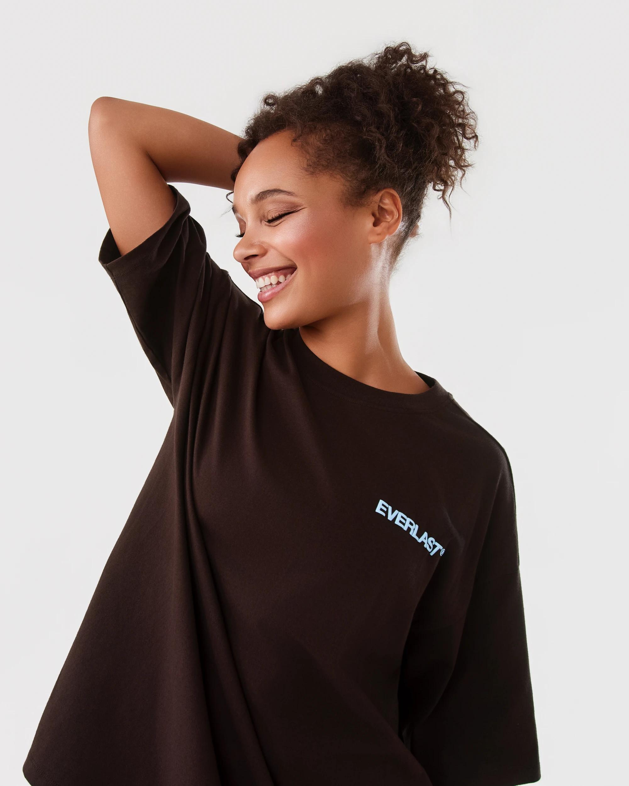 5 Everlast Womens Street Boyfriend T-shirt Coffee, 5 of 8