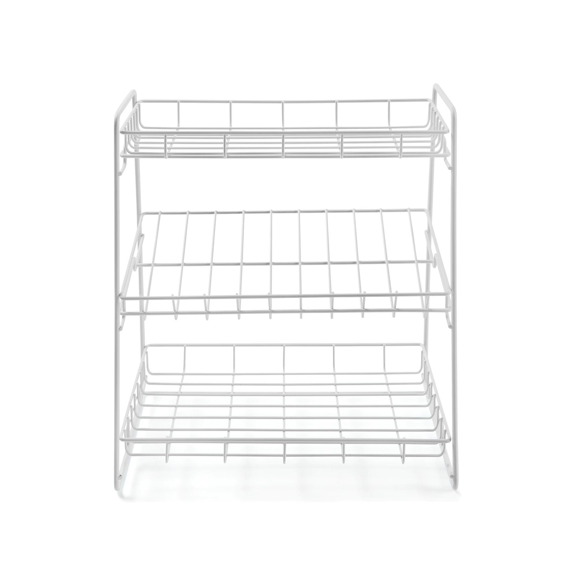 6 White Wire Angled Shelf, 6 of 9