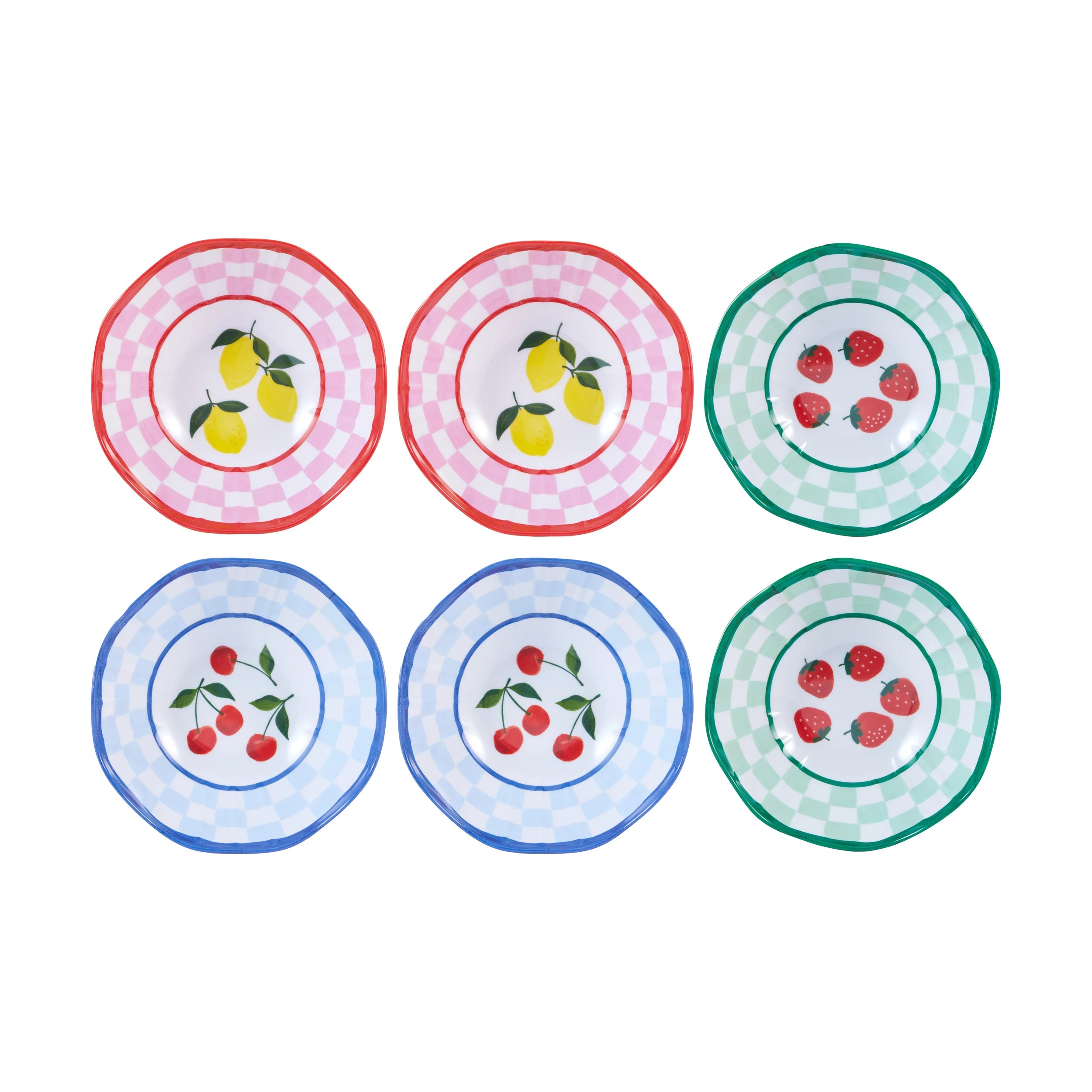 1 6 Pack Fruits Bowls, 1 of 10