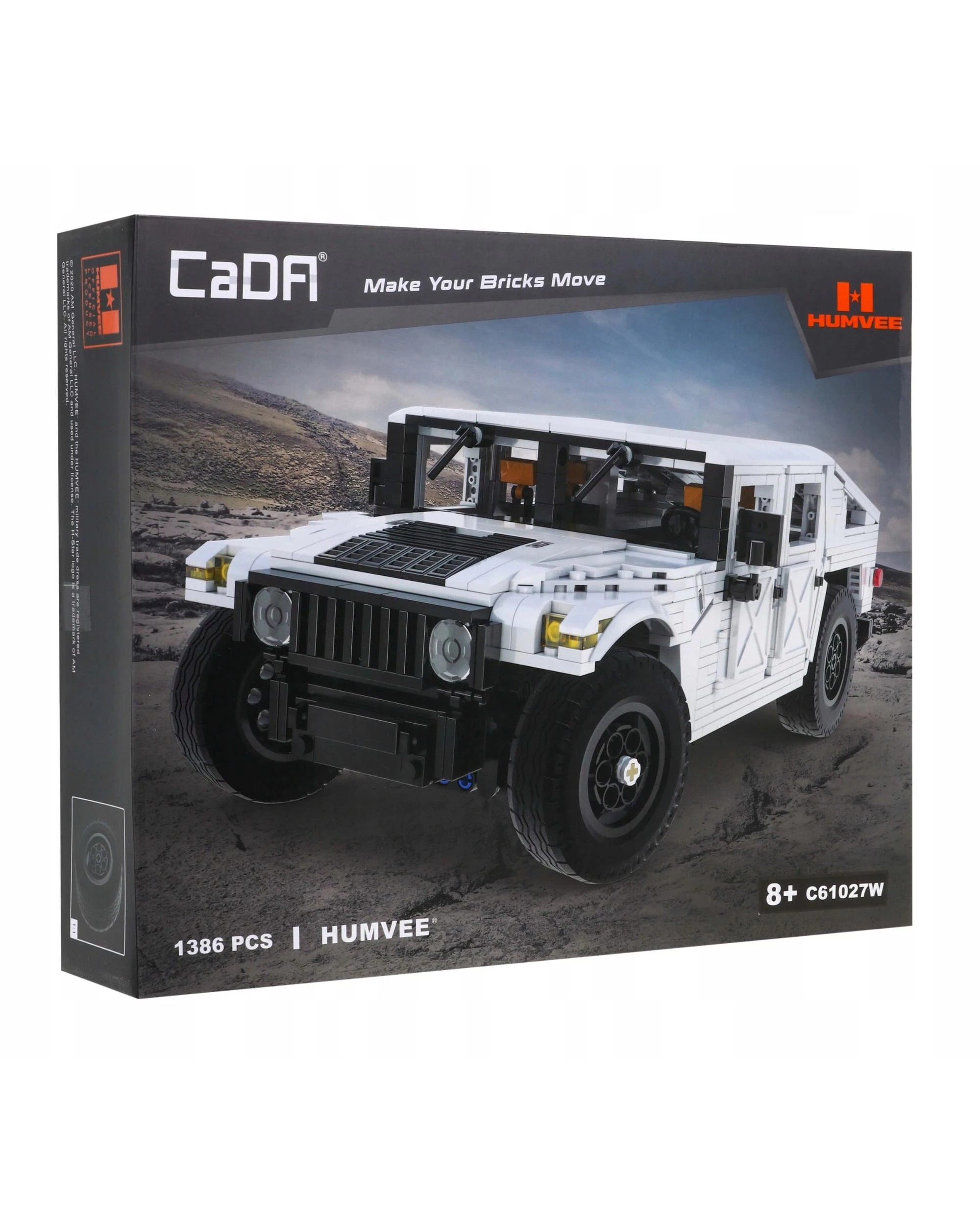 4 CaDa Humvee Off-Road Truck 1:24 Scale Building Kit - 328pc, 4 of 4