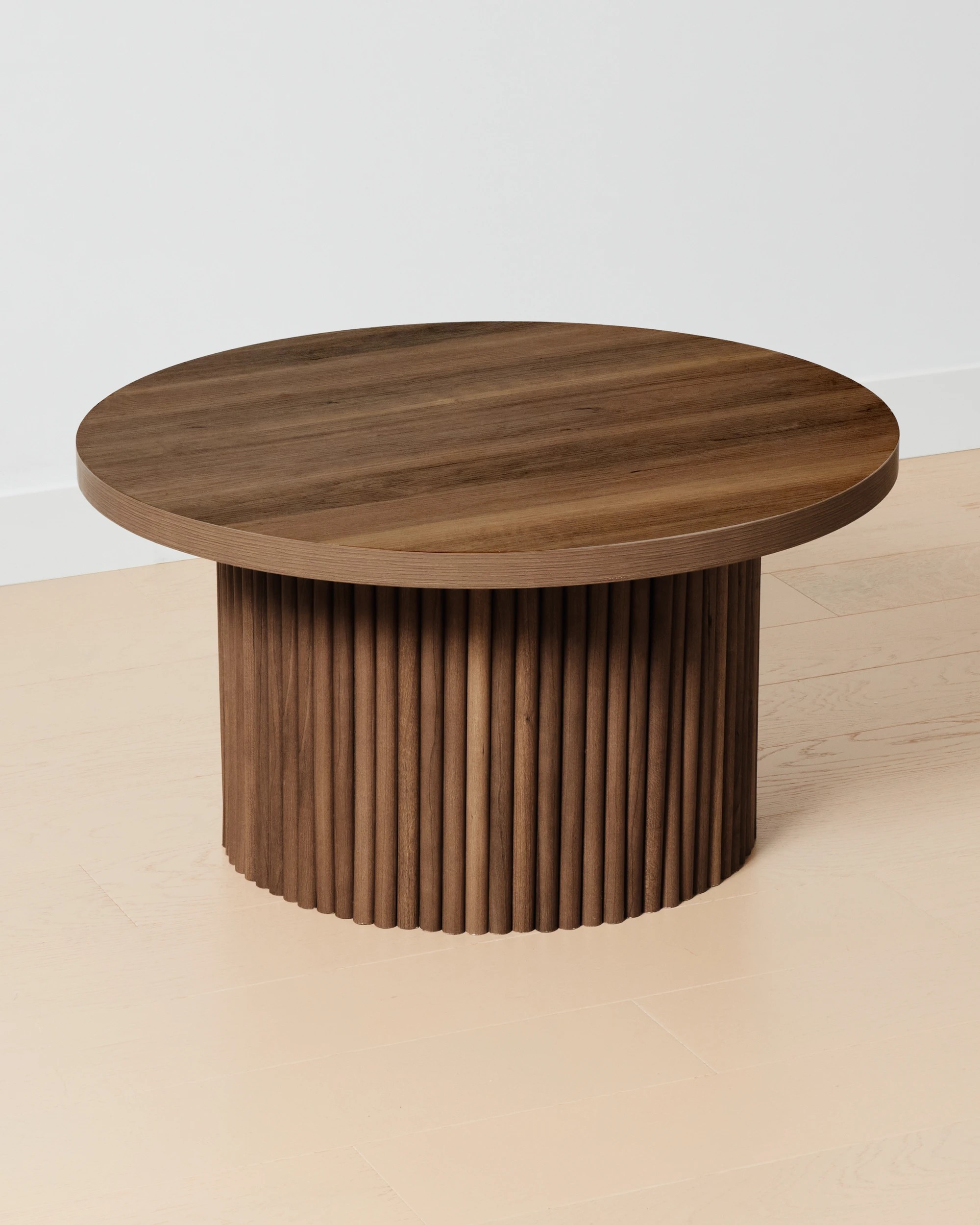 3 Ryan Ribbed Coffee Table - Walnut, 3 of 6