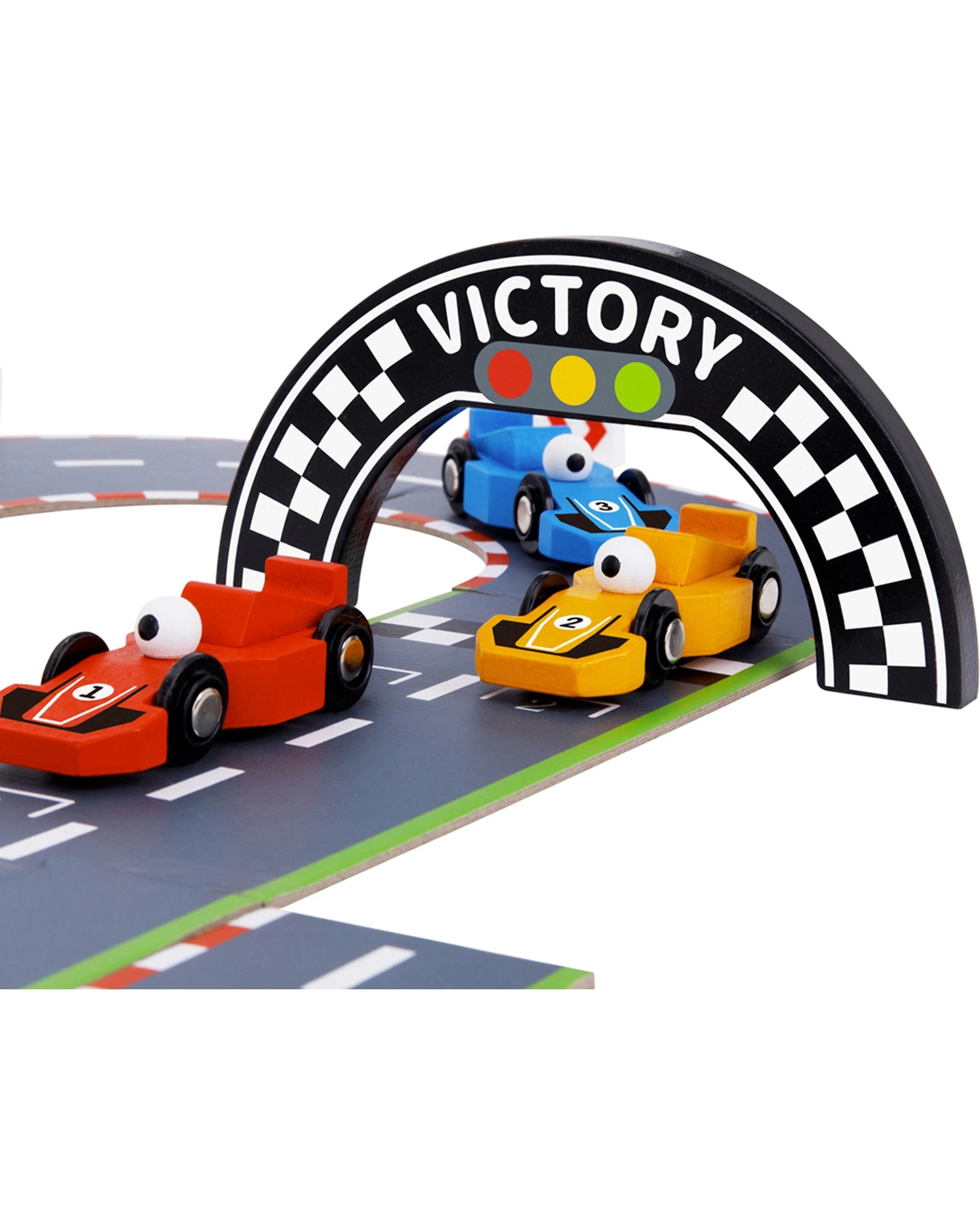 3 Tooky Toy Formula Racing Car Track Puzzle Kids Children Playmat Toy 24x9cm - Multi, 3 of 5