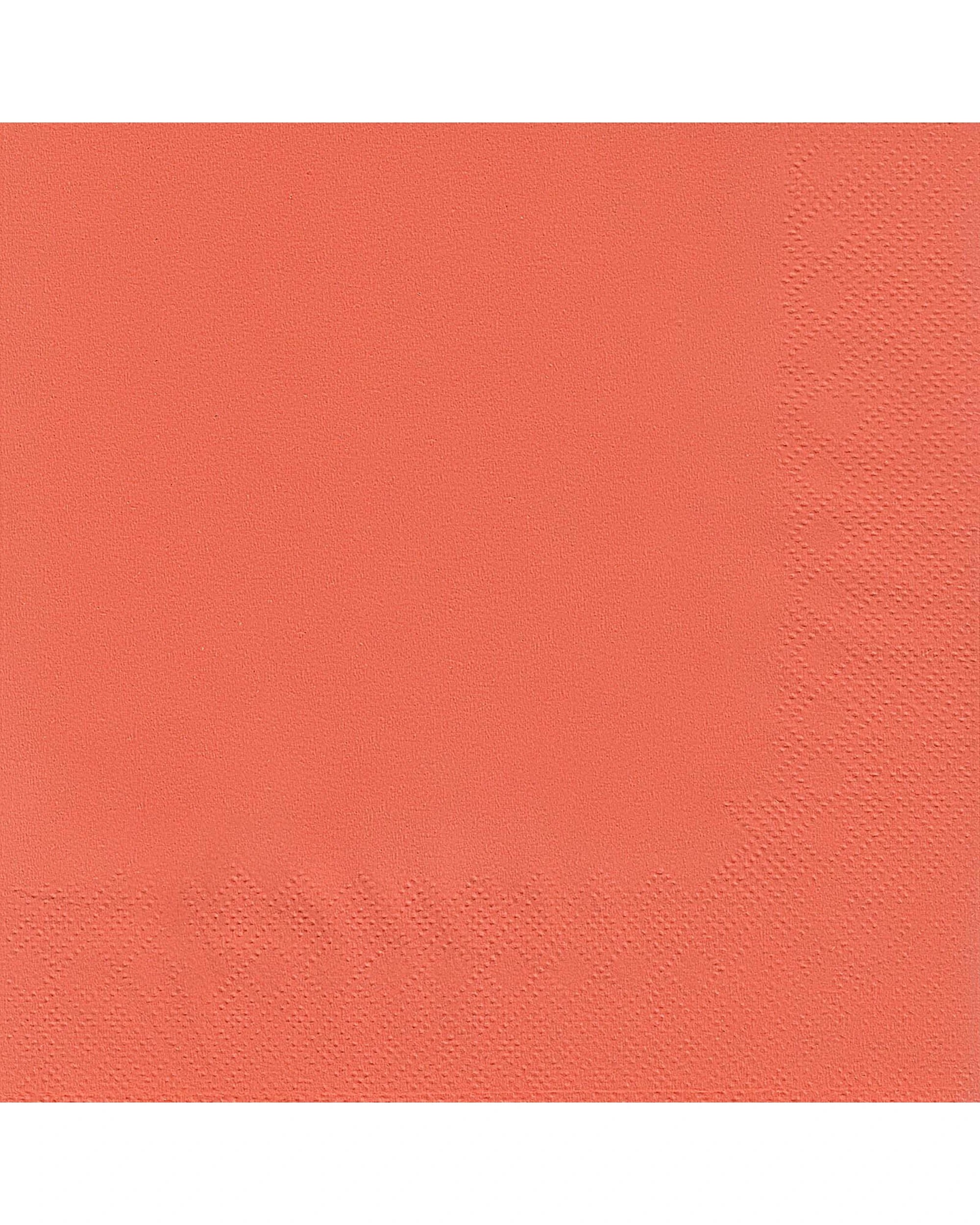1 Alpen Lunch Napkins Serviettes Pack of 50 - Orange, 1 of 1