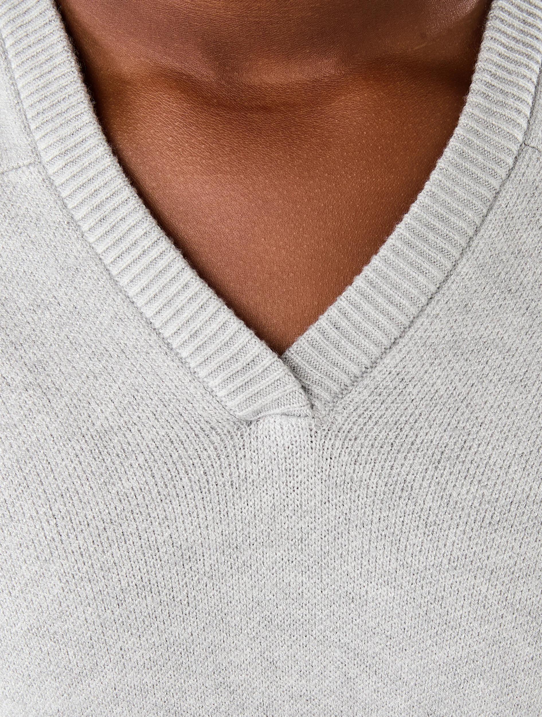 4 Bonded Knit Hoodie Grey Marle, 4 of 7