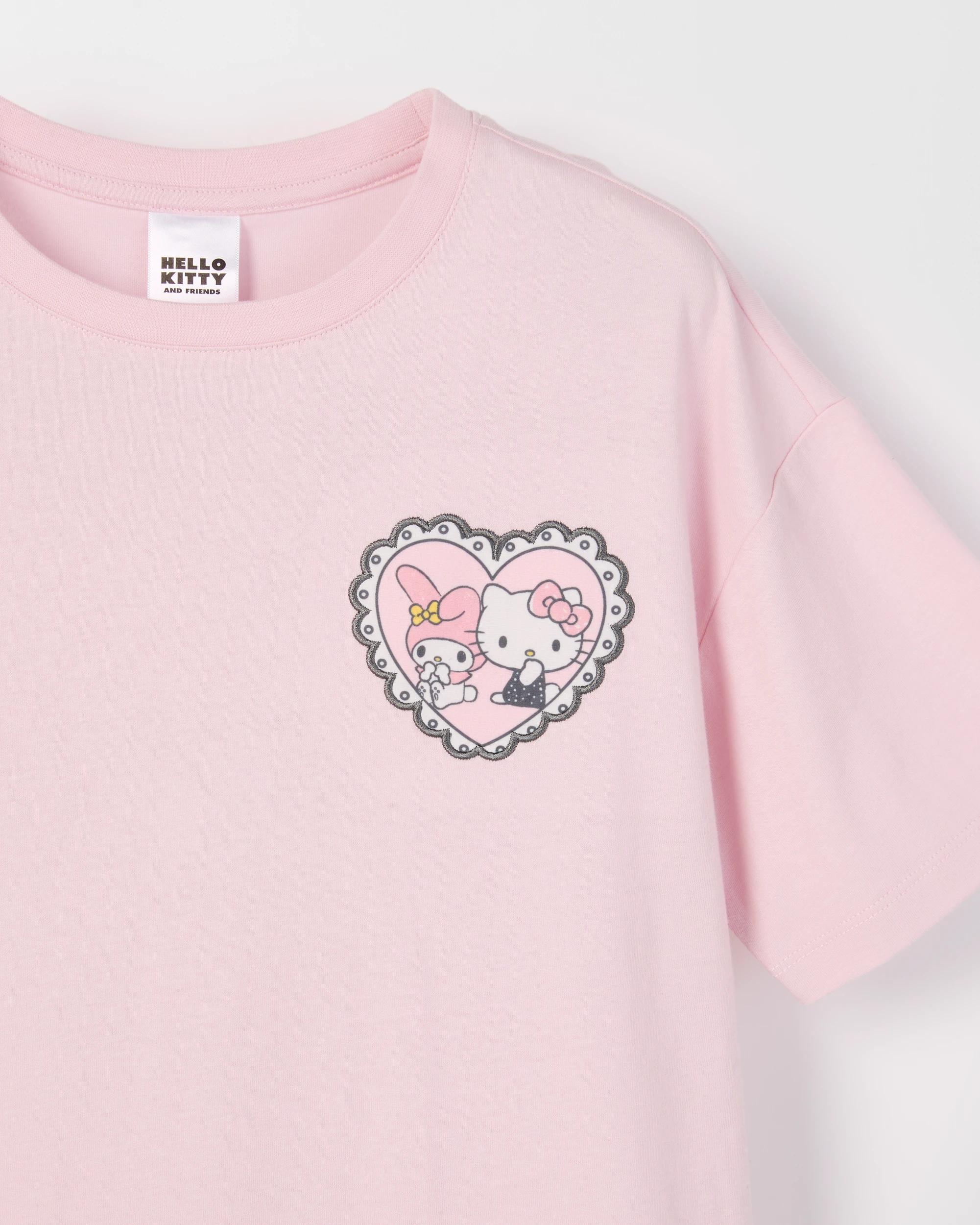 2 Hello Kitty Australian Cotton Print T-Shirt LIGHT PINK, 2 of 10