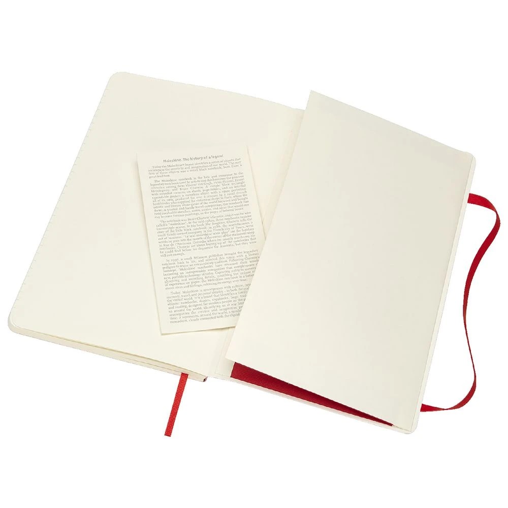 5 Moleskine Soft Cover Notebook Ruled Large Scarlet Red, 5 of 5
