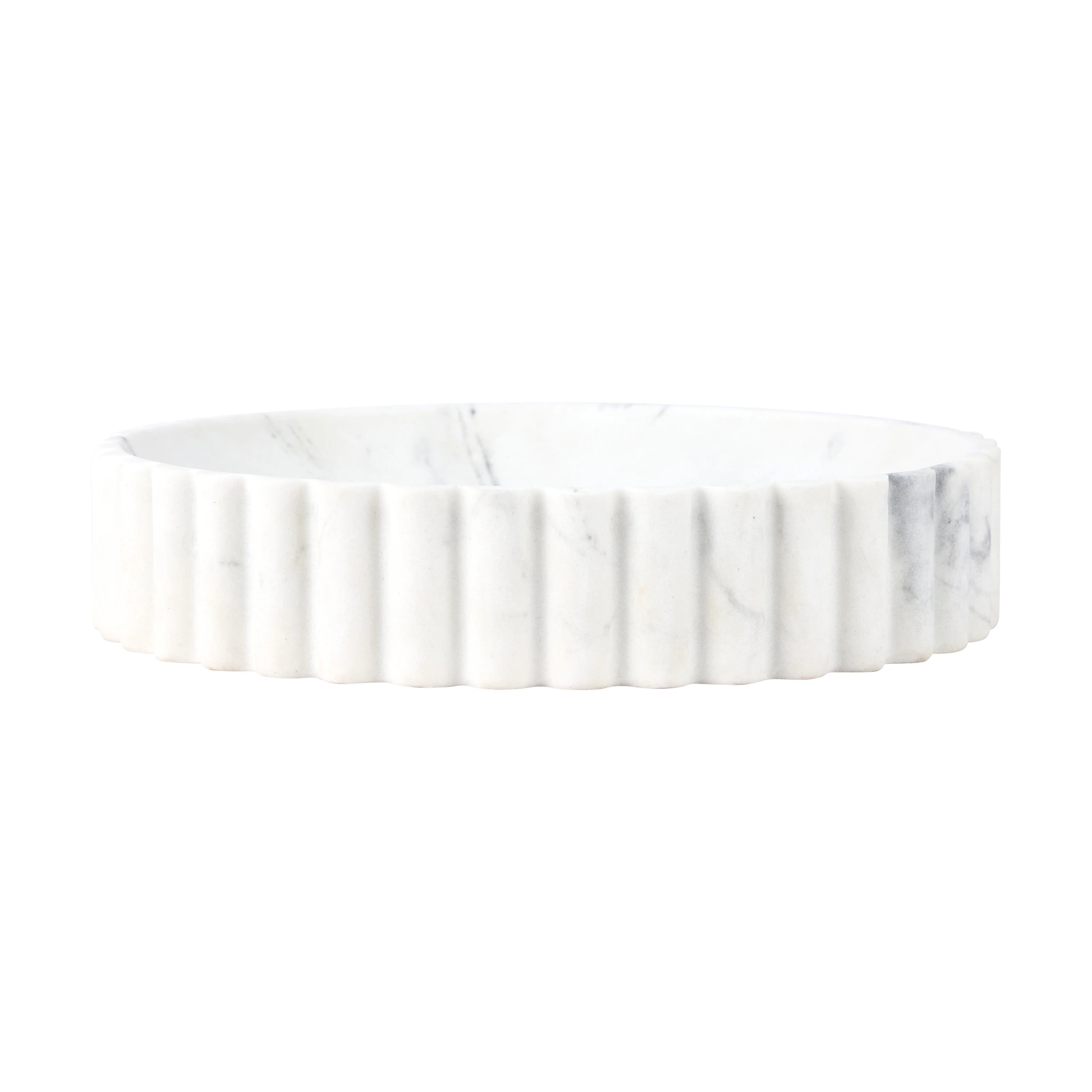 2 Low Marble Look Decor Bowl, 2 of 6
