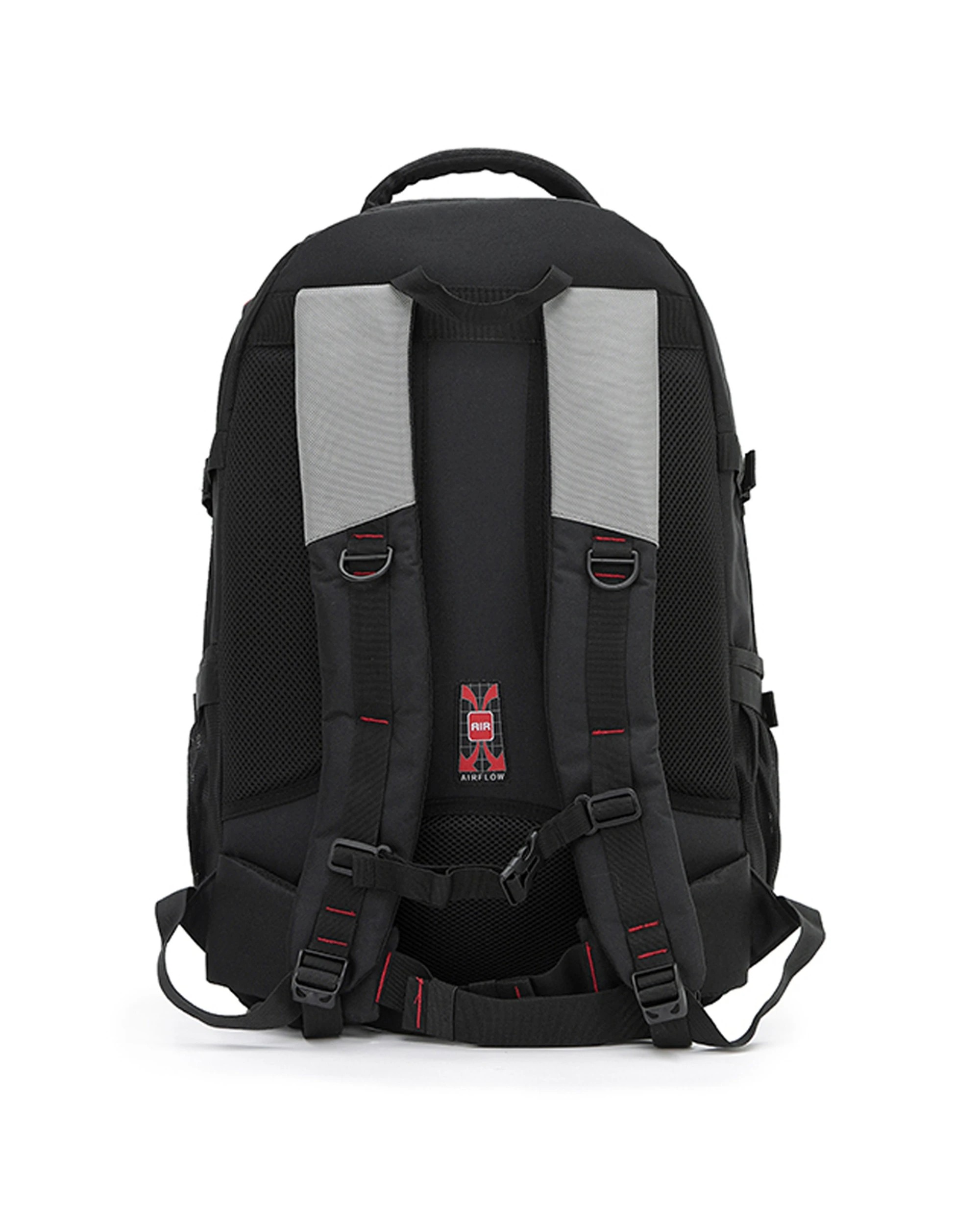 3 Tosca 50L Deluxe Padded Backpack -Compartment Durable Travel Bag 58x38x23cm - Black, 3 of 3