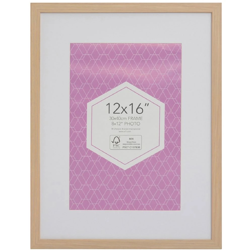 1 Promenade 12x16" Frame Oak, 1 of 6