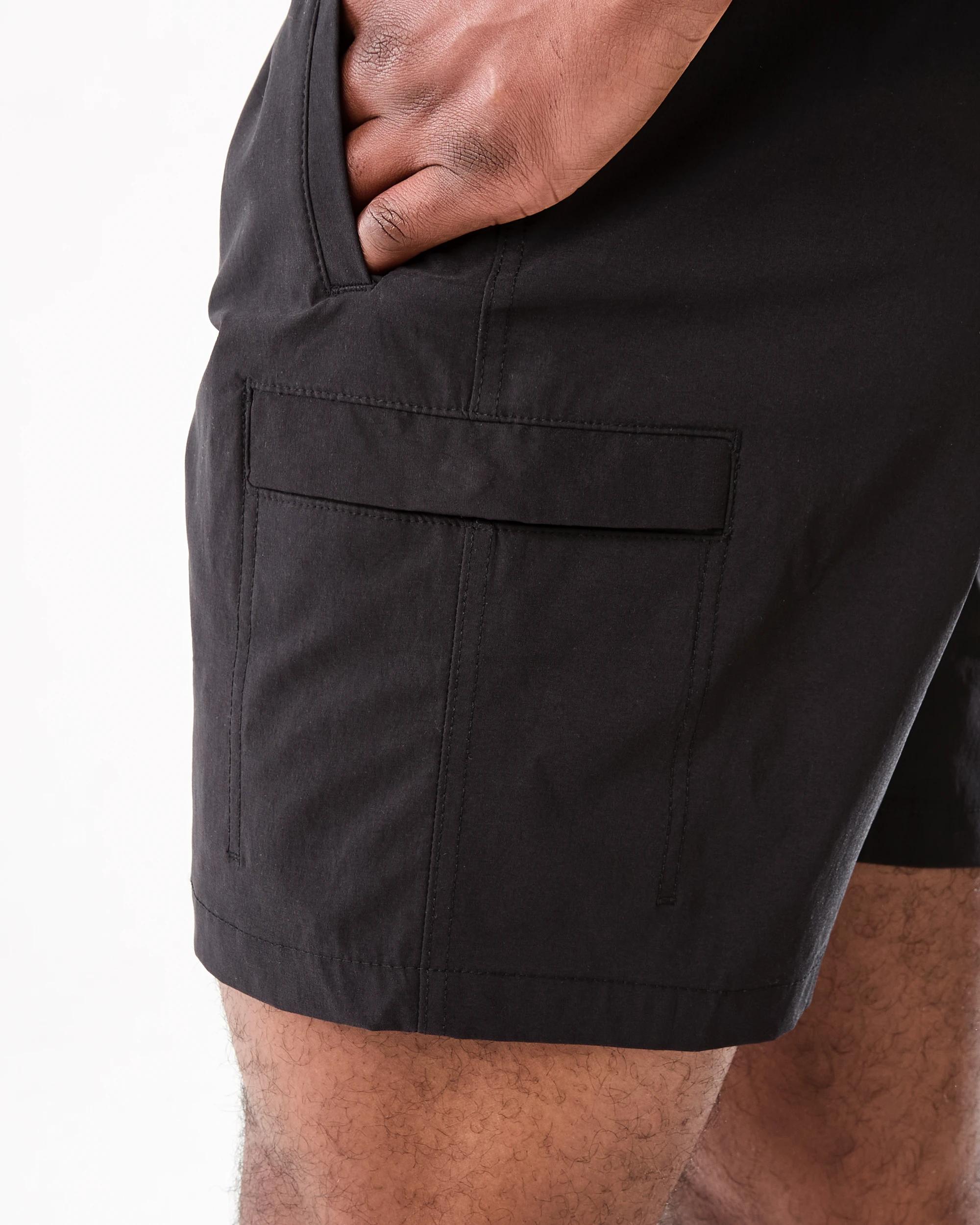 5 Active Mens Everyday Cargo Shorts BLACK, 5 of 7