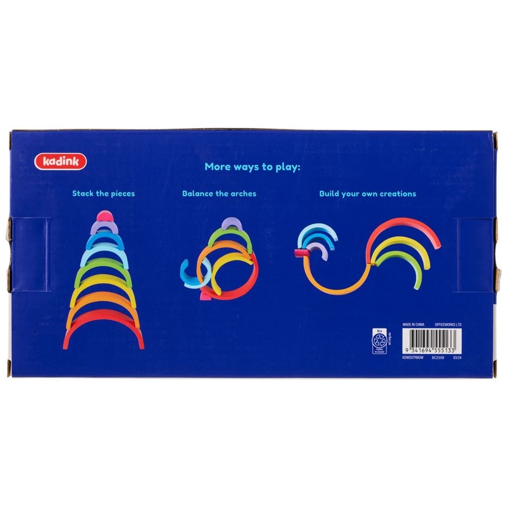 3 Kadink Wooden Stacking Rainbow, 3 of 10