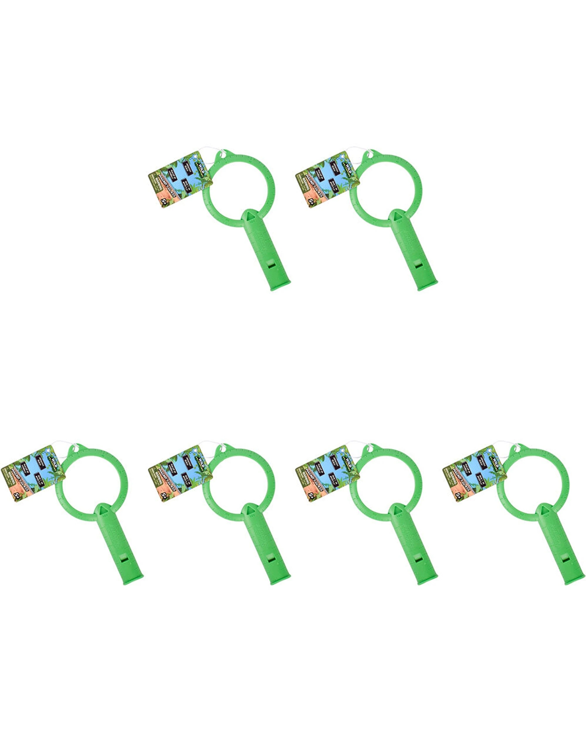 1 Wild Adventure 6PK Magnifying Glass Toy Kids Educational Fun - Green, 1 of 6