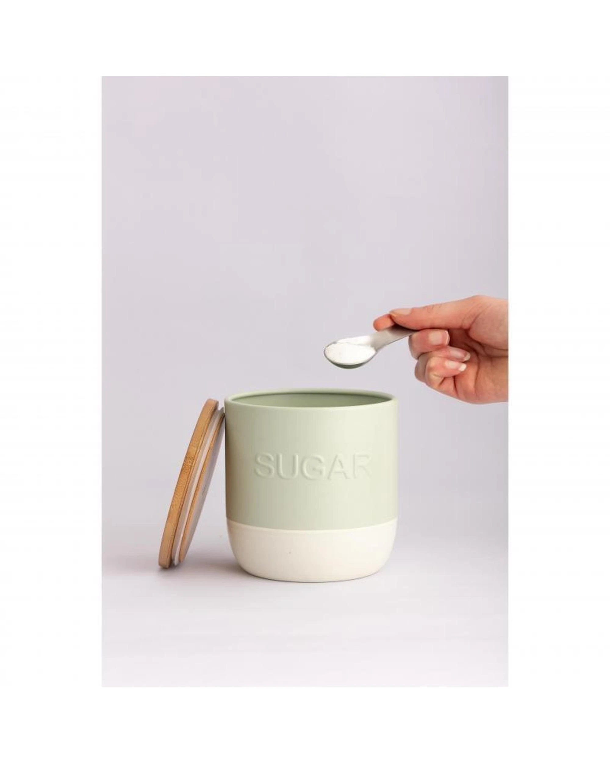 5 Typhoon Oben Sugar Canister 1.25L With Mini Spoon  Green, 5 of 7