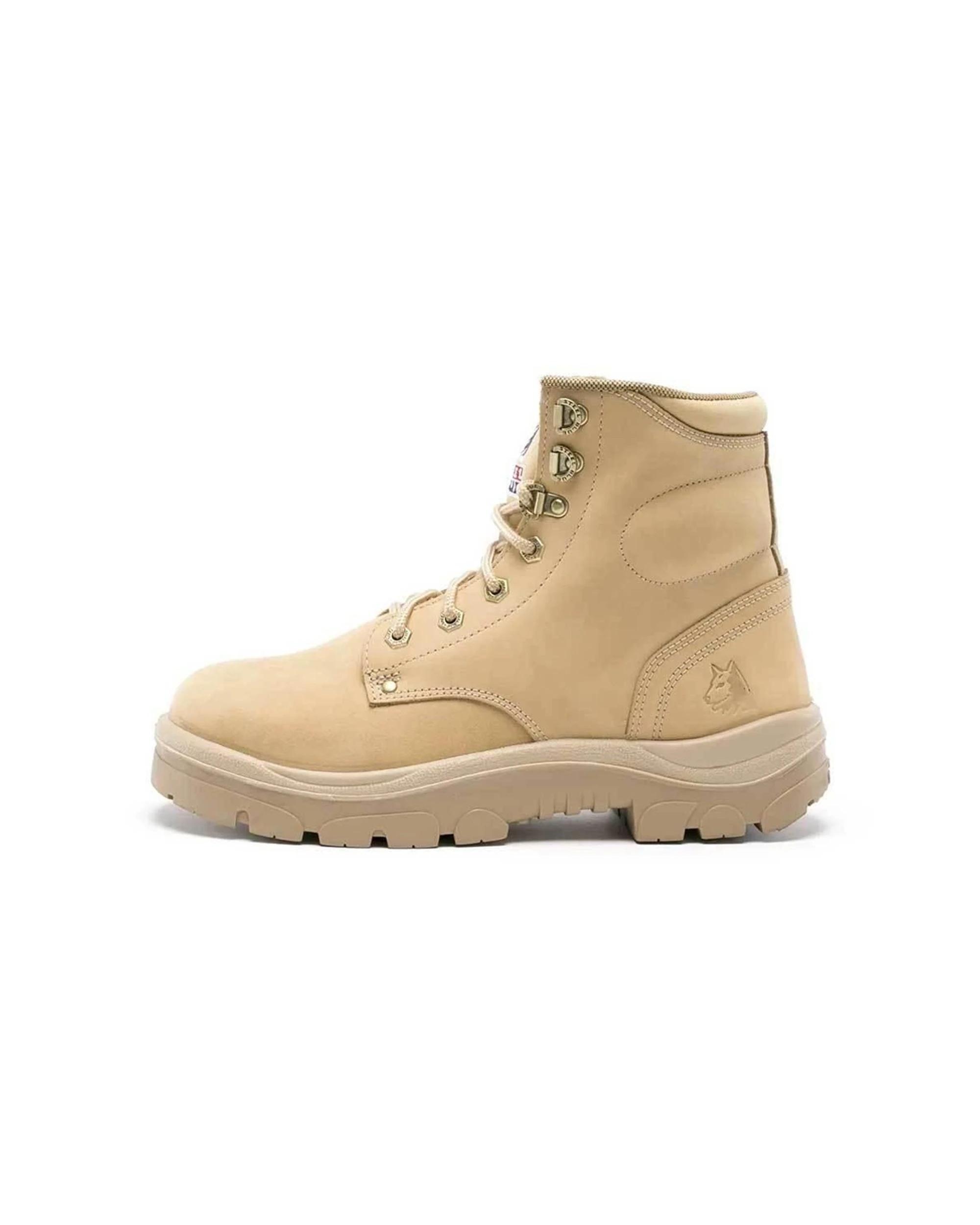 2 Steel Blue Argyle Zip Toe Work Boots 312152 BEIGE, 2 of 5