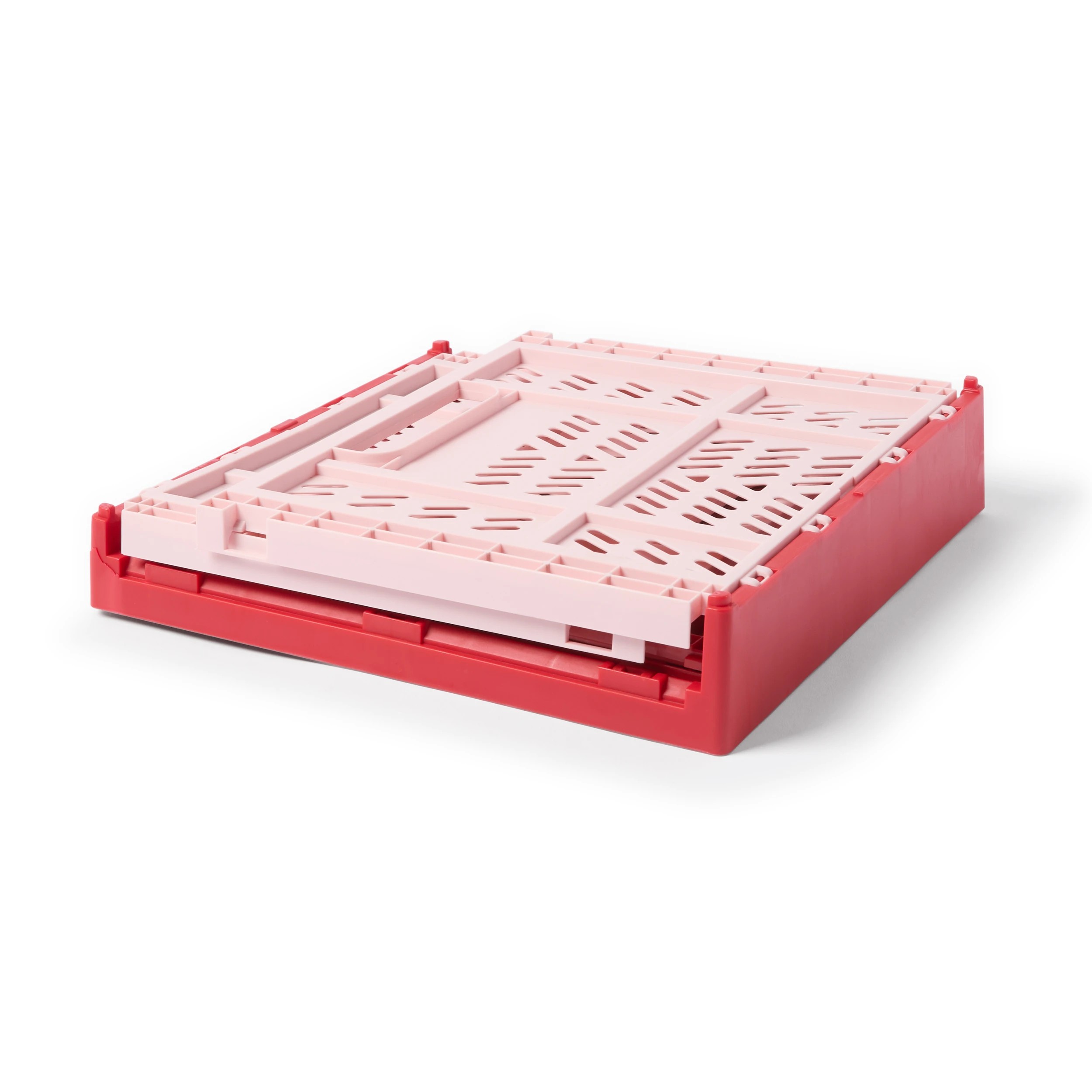 3 17L Square Collapsible Crate - Red, 3 of 5