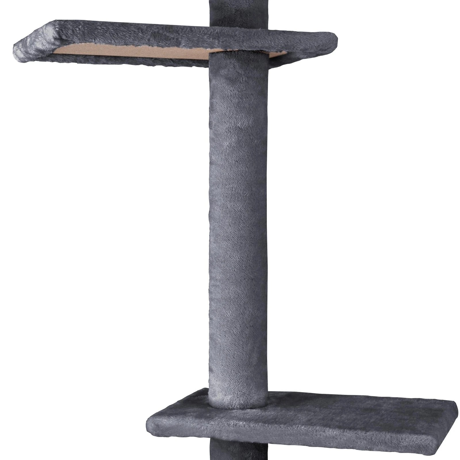 4 Beastie Cat Tree Scratching Post Scratcher Tower Condo House 230-286cm - Grey, 4 of 6