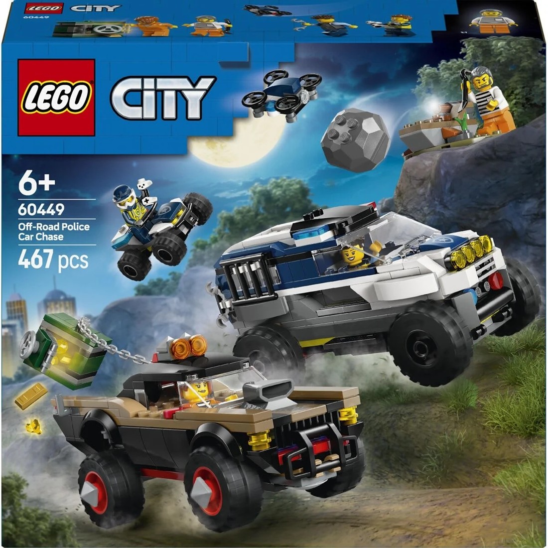 1 LEGO City Off-Road Police Car Chase 60449, 1 of 10