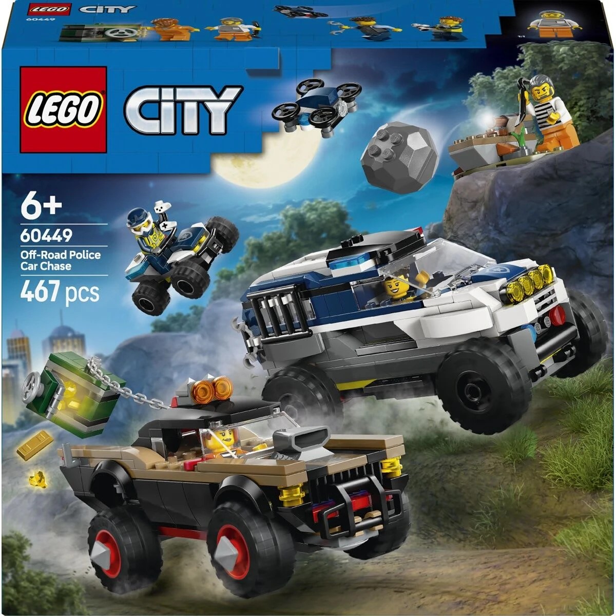 1 LEGO City Off-Road Police Car Chase 60449, 1 of 10