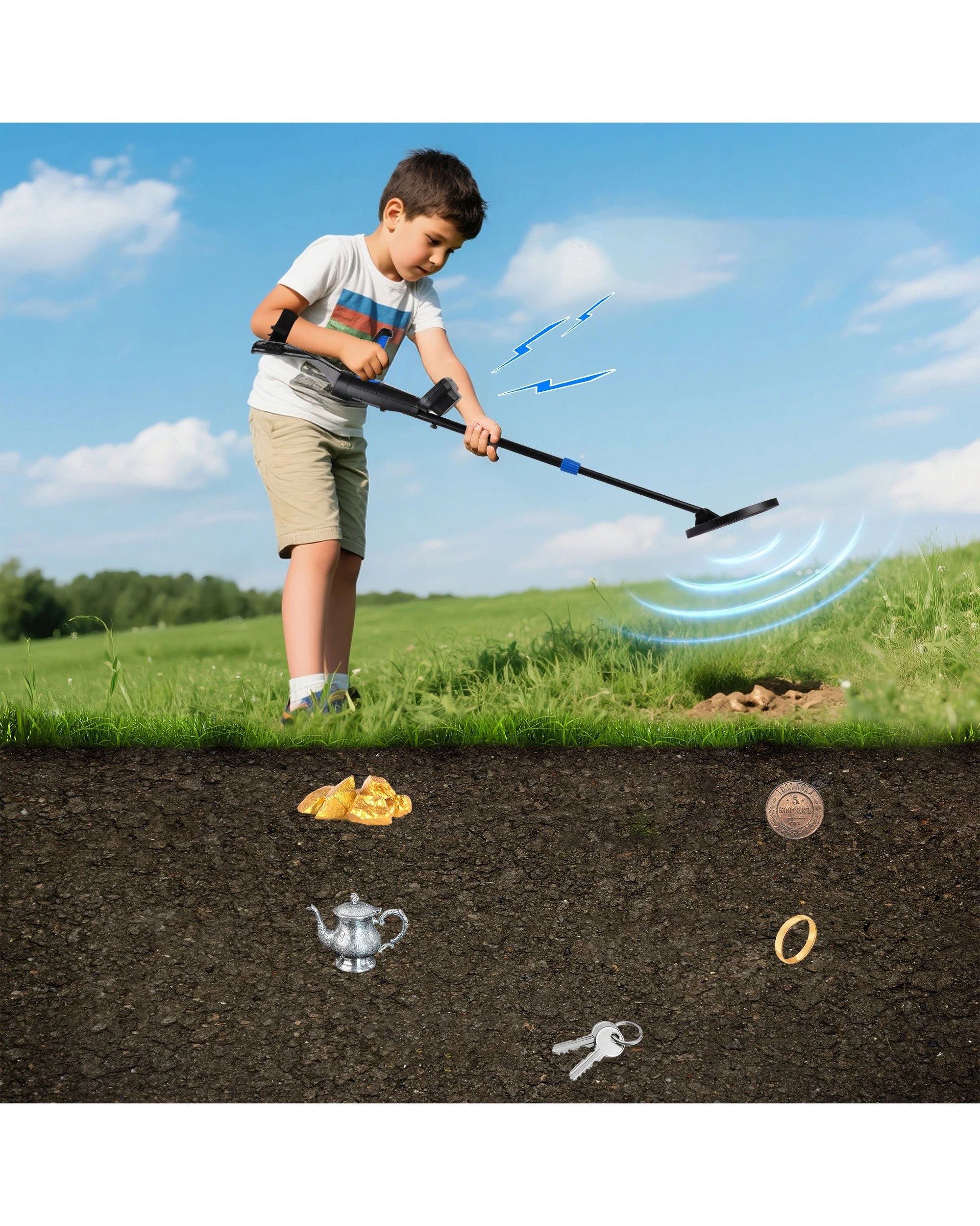 3 Advwin Metal Detector Waterproof, 3 of 7