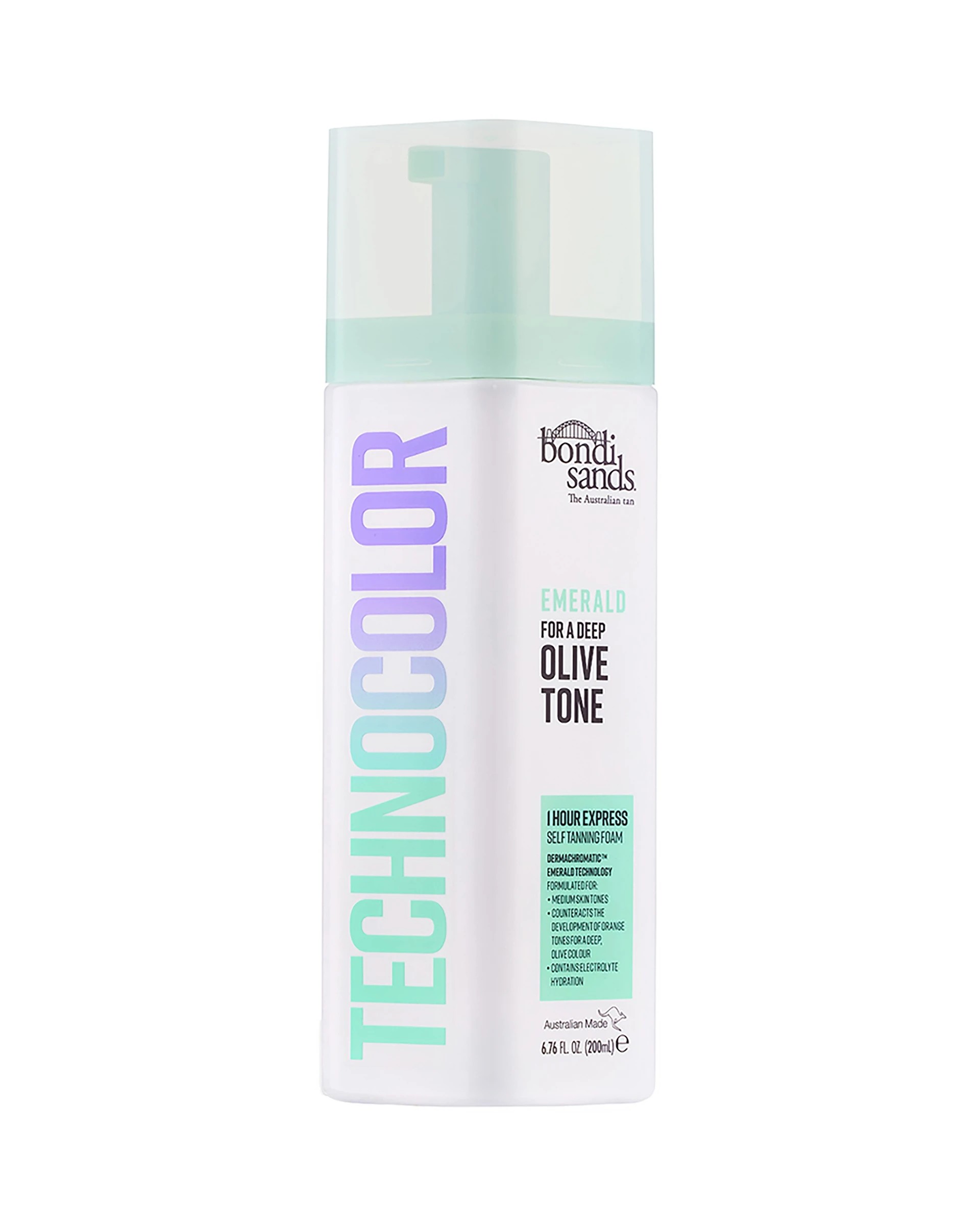 Bondi Sands Technocolor 1 Hour Express Self Tanning Foam - Emerald ...