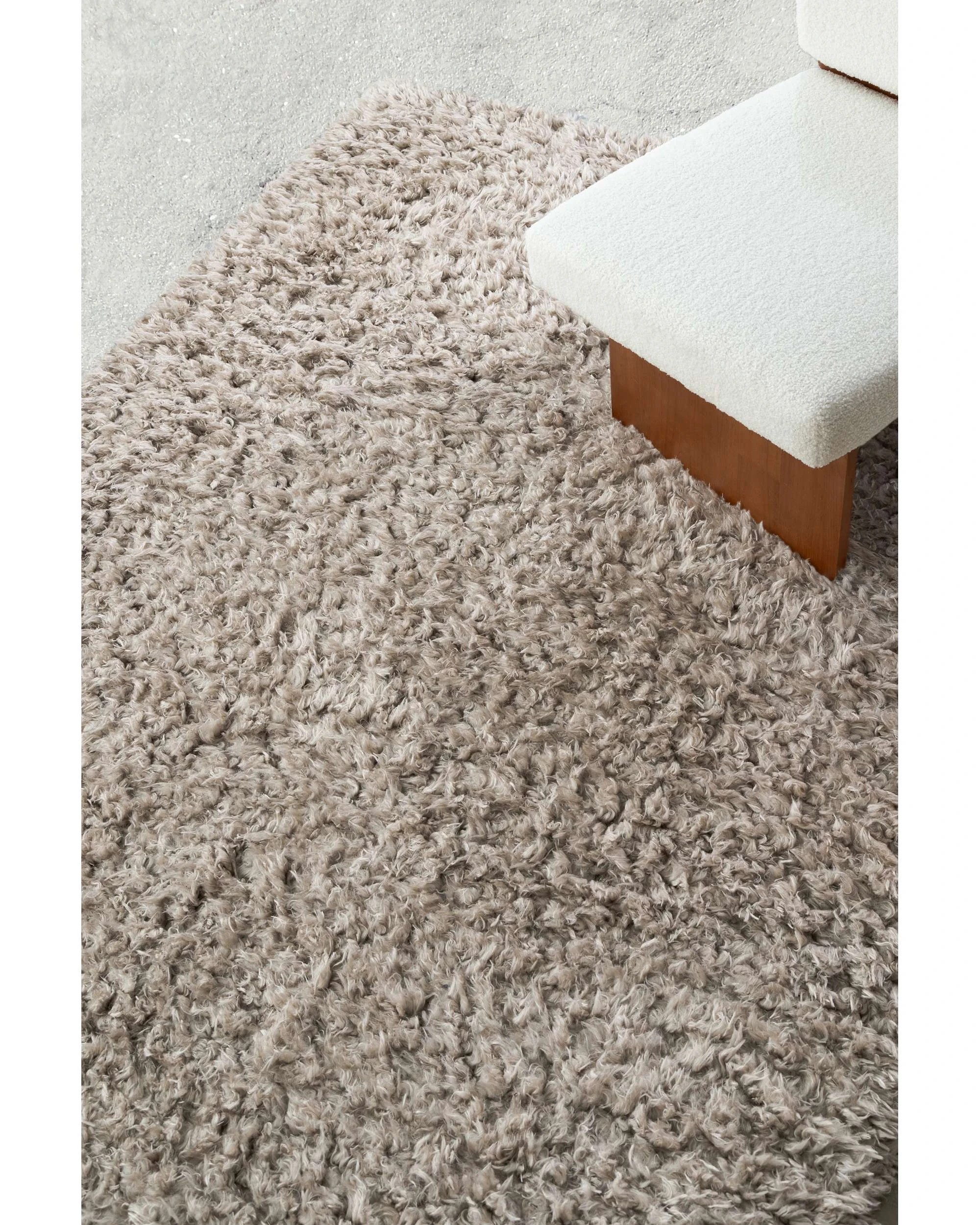 3 Loopsie Nakoni Shag Rug-330cm x 240cm - Beige, 3 of 8