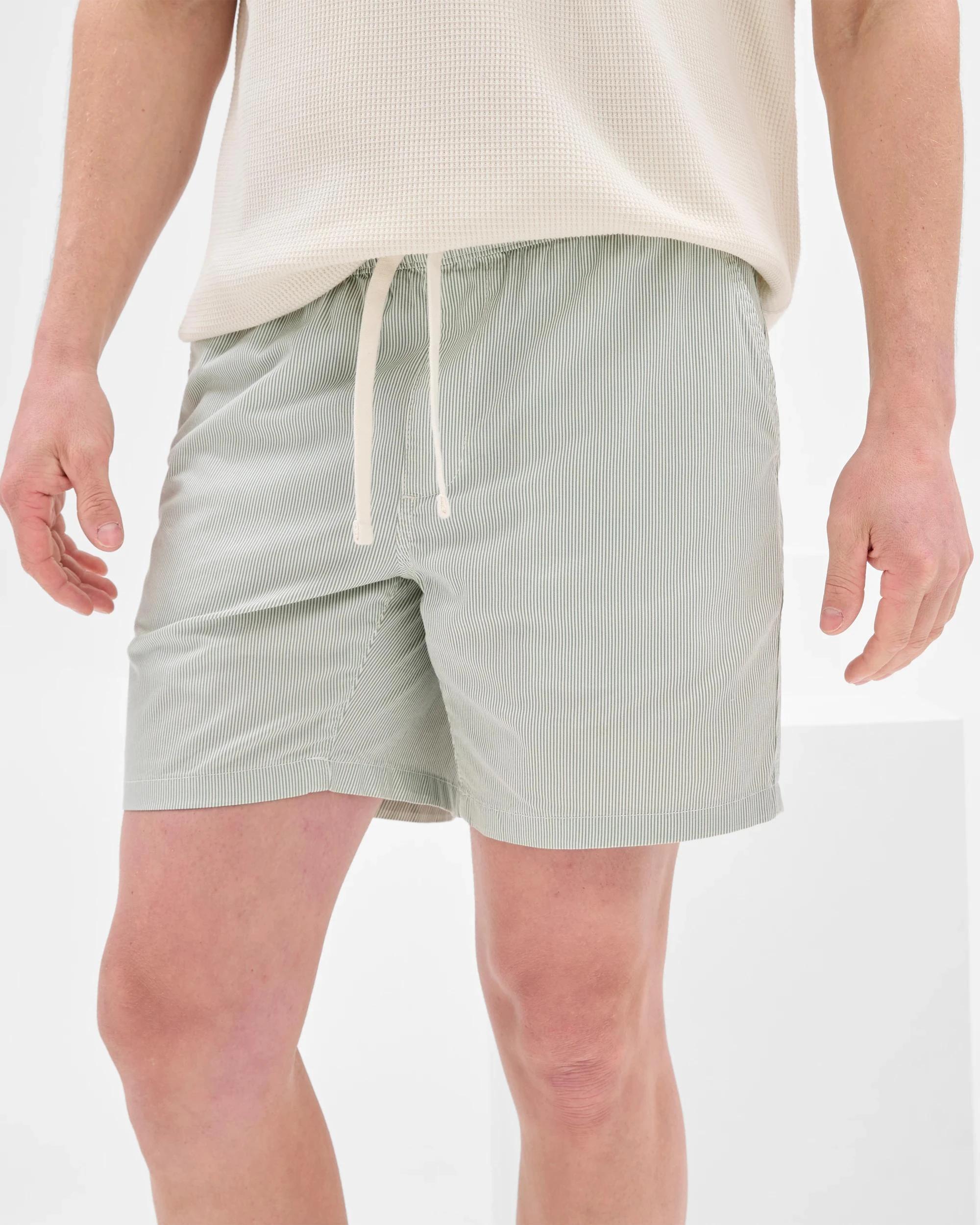 2 Target Australian Cotton Micro Stripe Shorts GREEN, 2 of 10