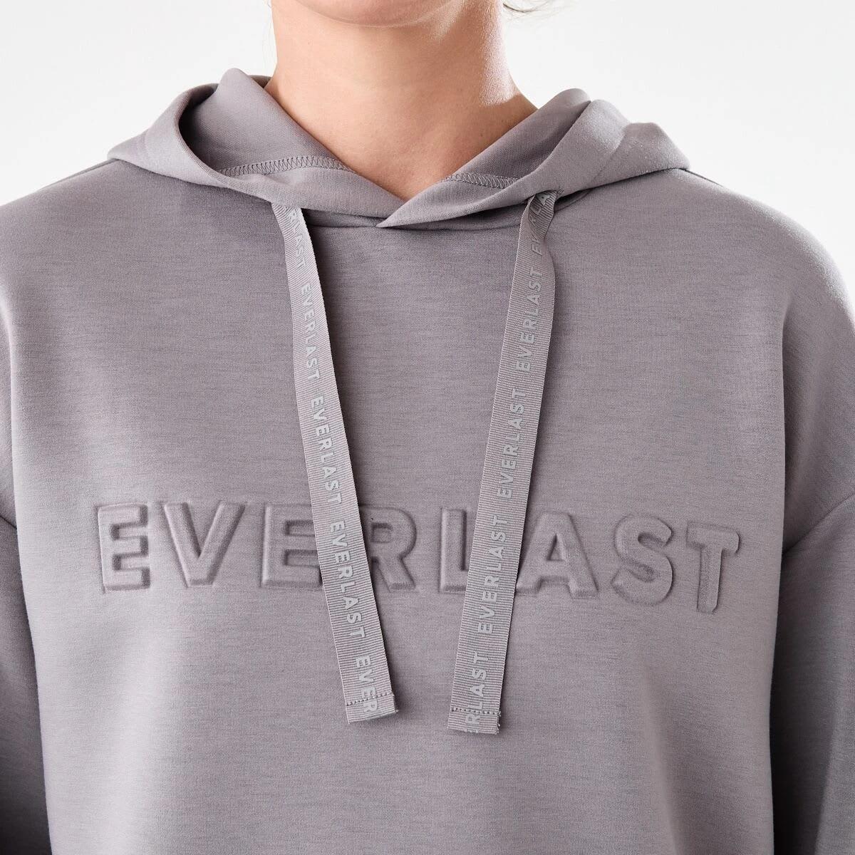 5 Everlast Womens Scuba Hoodie Deep Taupe, 5 of 7