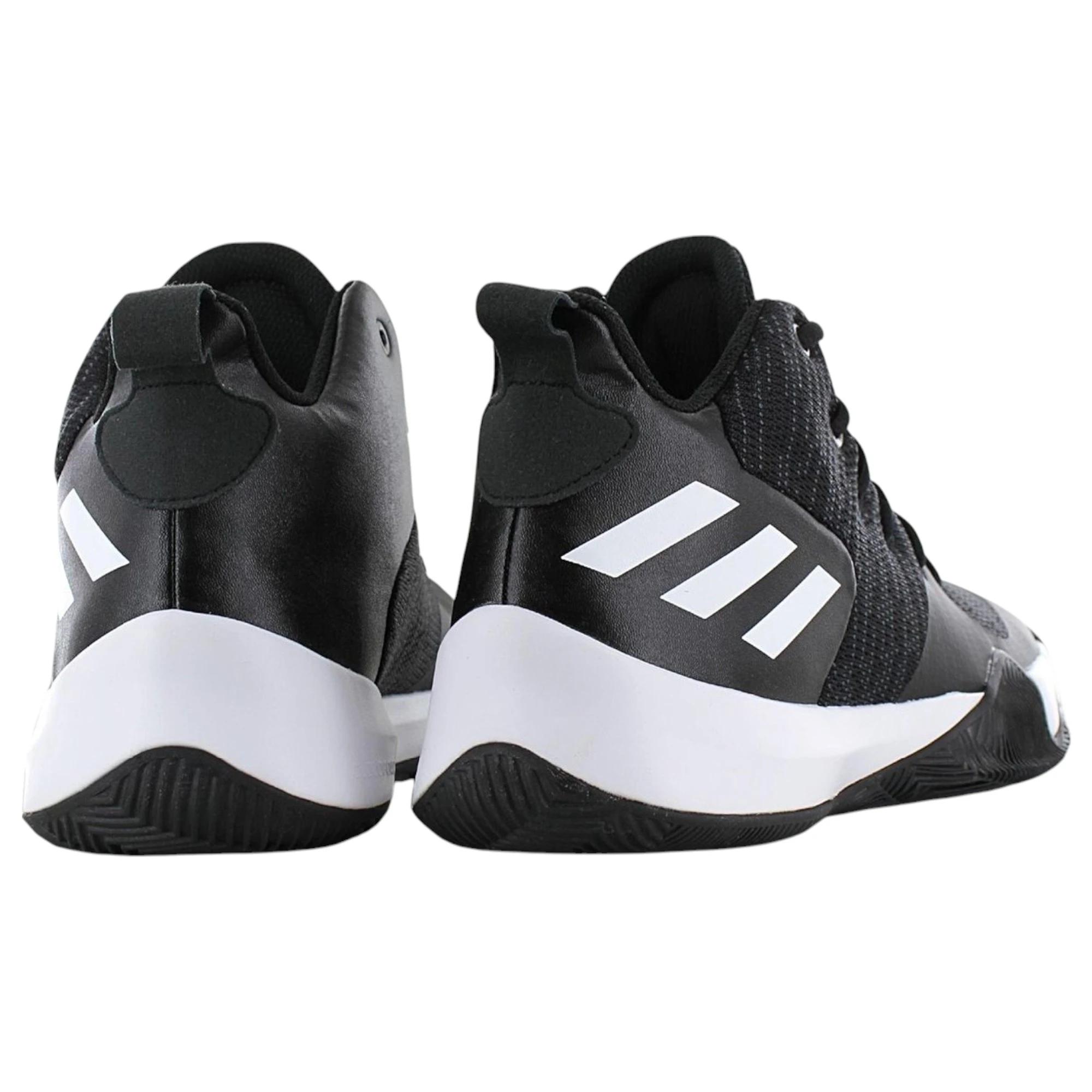 4 Adidas Mens Explosive Flash Black/ Carbon/ White Basketball Shoes BLACK/CARBON/WHITE, 4 of 8
