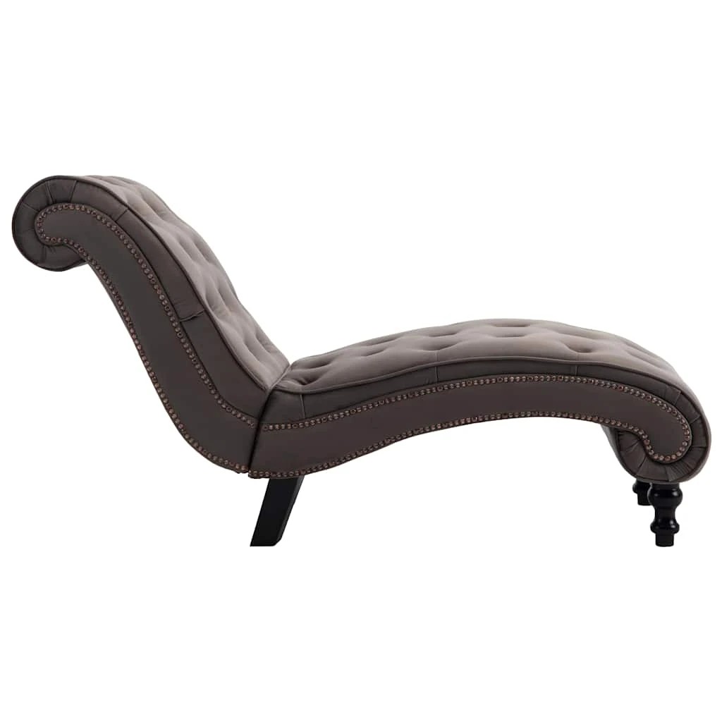 4 Vidaxl Chaise Lounge Lounge Chairs - Grey, 4 of 7