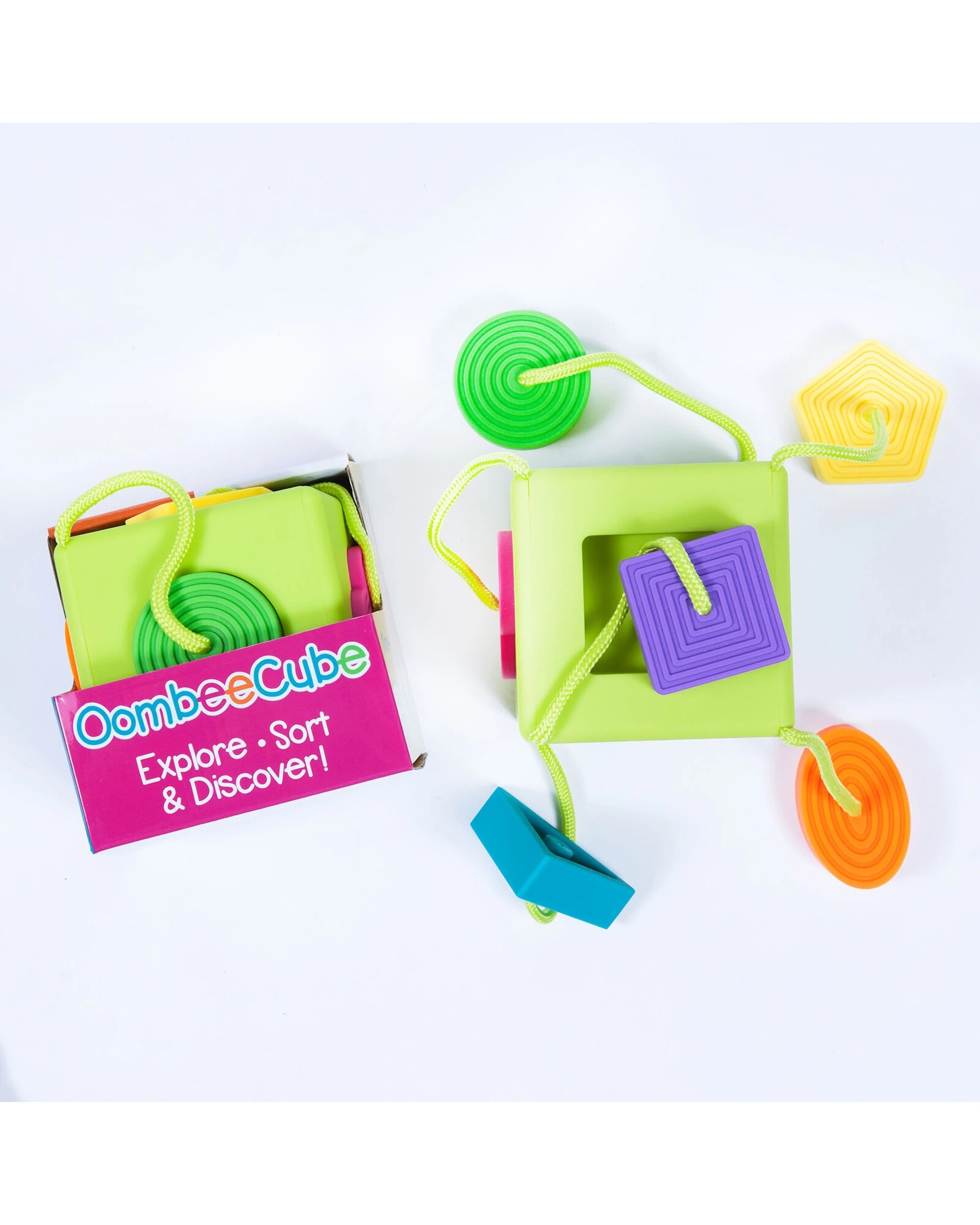 8 Fat Brain Toy Co OombeeCube Shape Sorting Cube - Multi, 8 of 8
