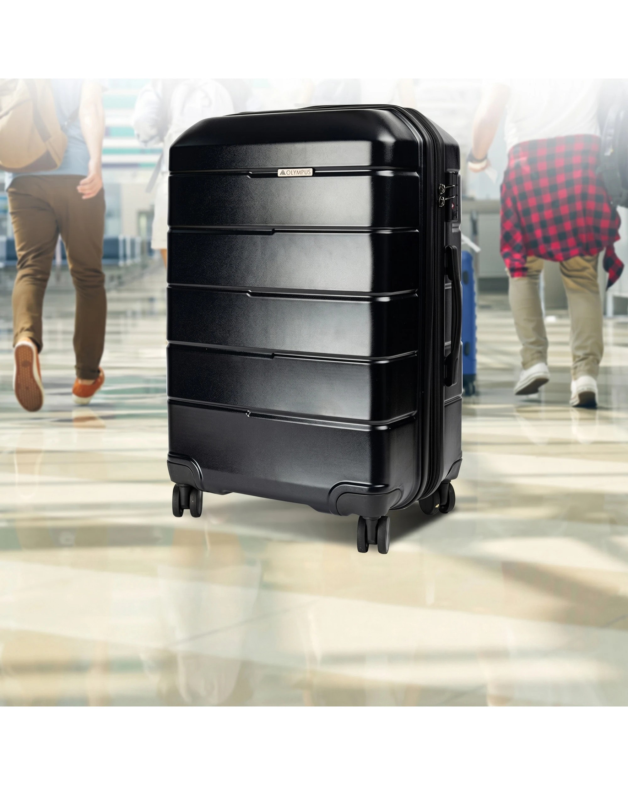 5 Olympus Artemis 20in Hard Shell Suitcase ABS and PC - Black, 5 of 9
