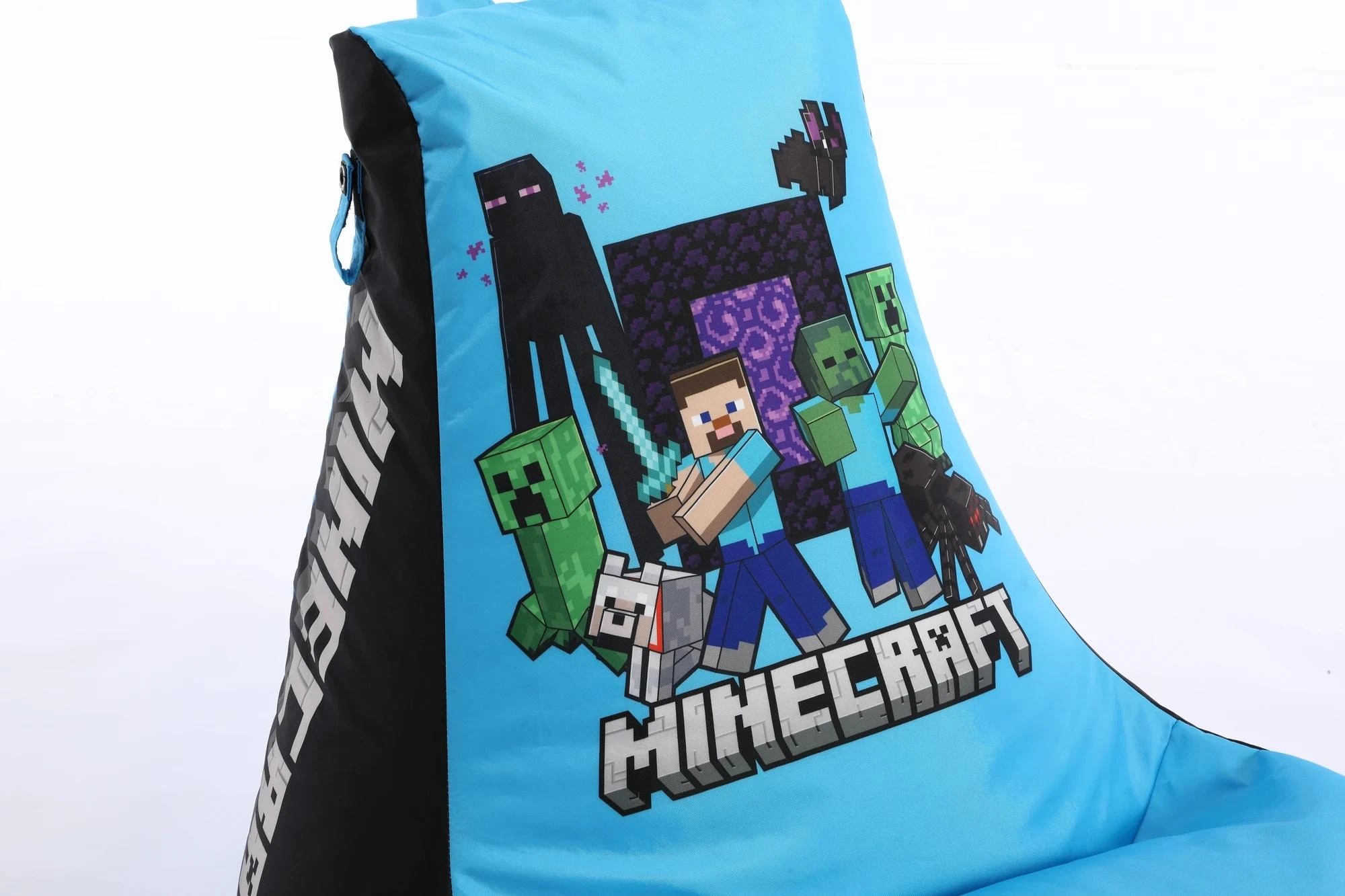 8 Minecraft High Back Bean Bag Cover - Blue, 8 of 10