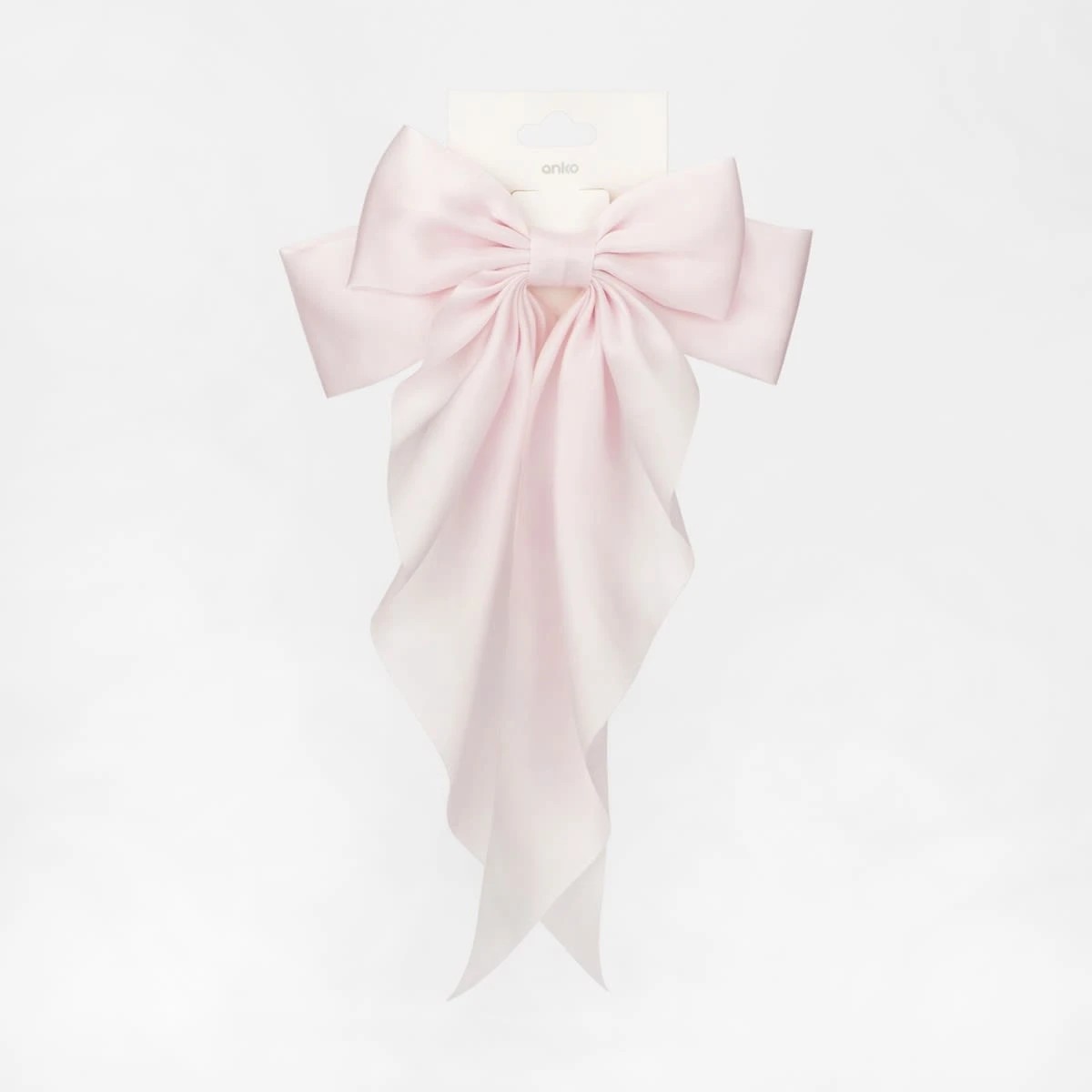 4 Pink Barrette Large Bow Hair Clip, 4 of 4