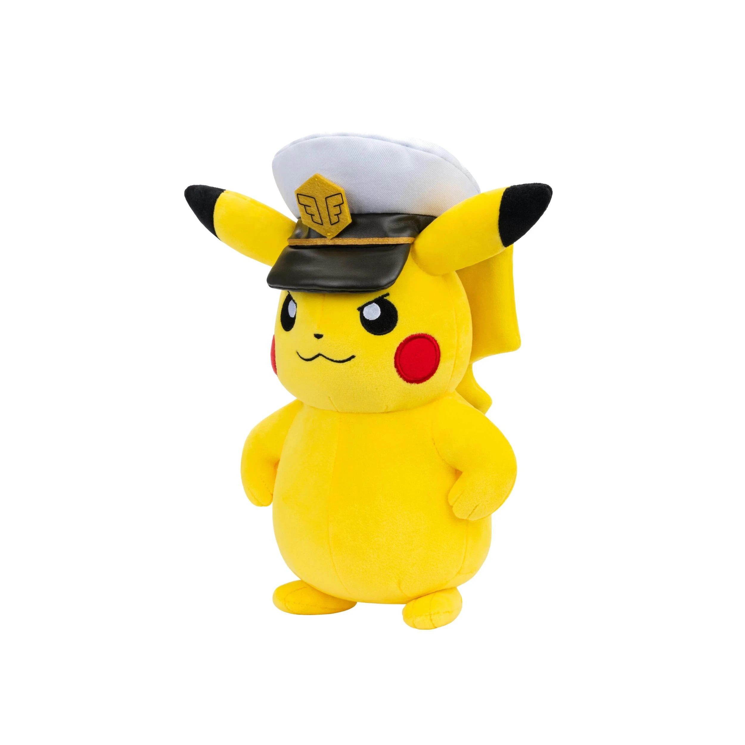 2 Pokemon Captain Pikachu 24cm Plush Toy - Yellow, 2 of 4