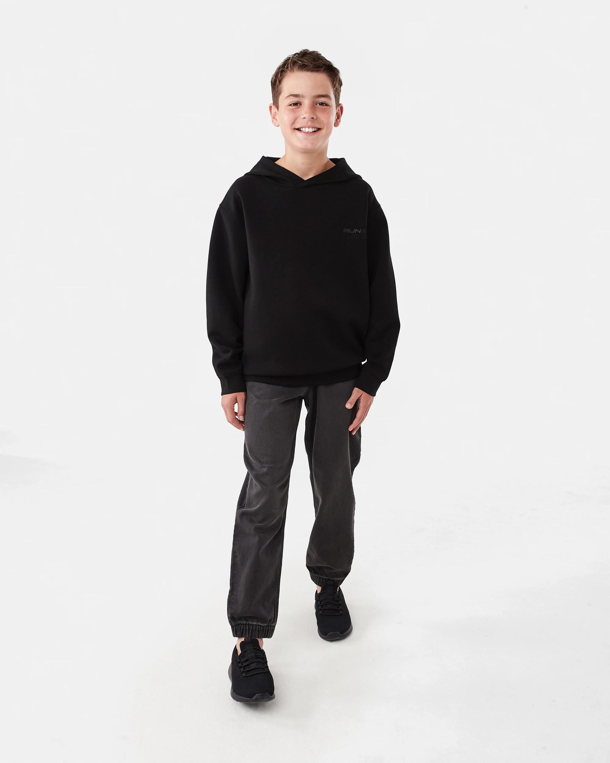 5 Active Kids Print Hoodie Blk Active, 5 of 6