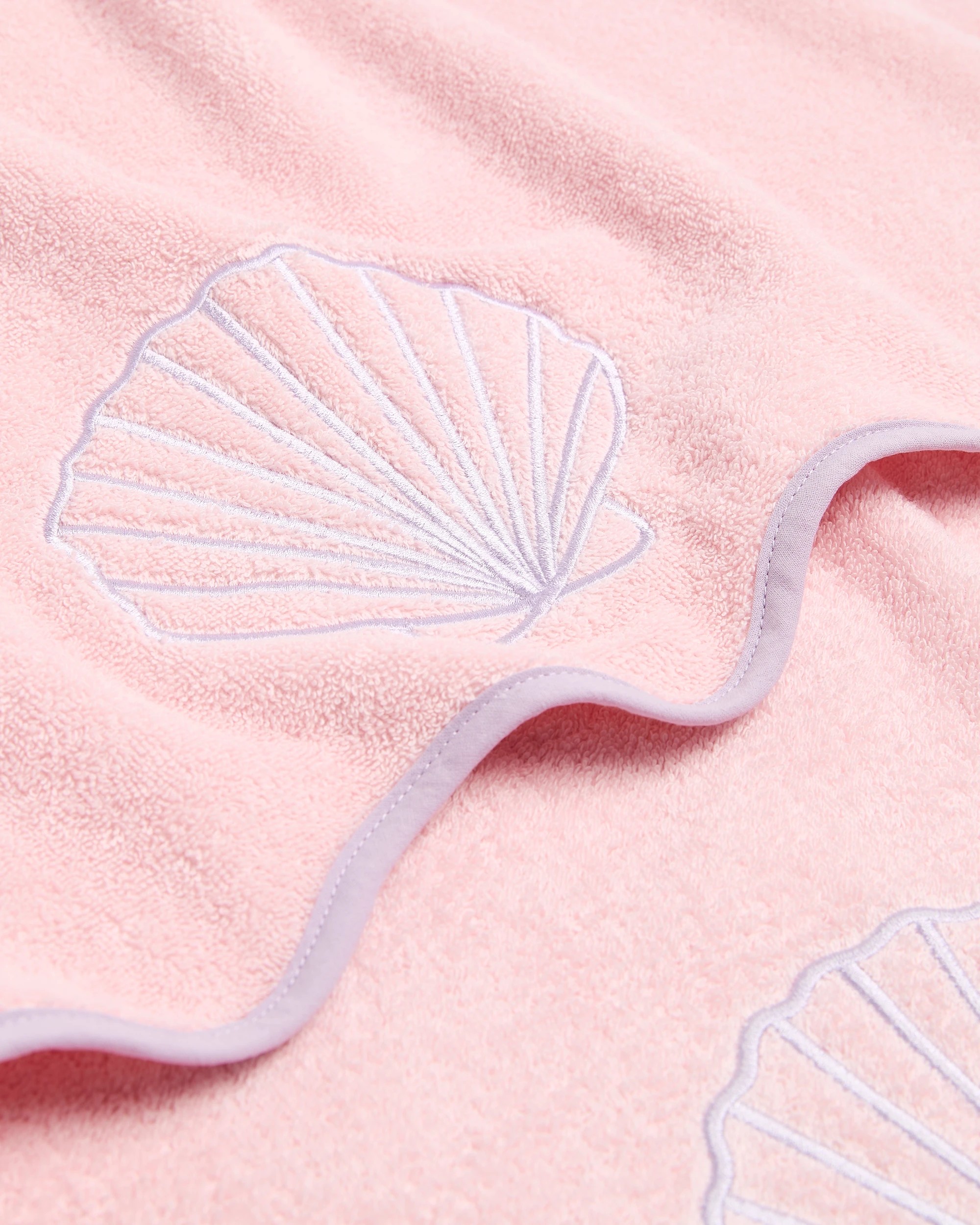 2 Target Elsie Sea Shell Kids Australian Cotton Bath Towel - Pink, 2 of 3