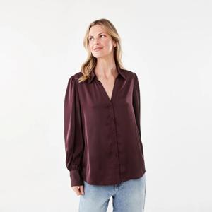 Long Sleeve Satin Shirt