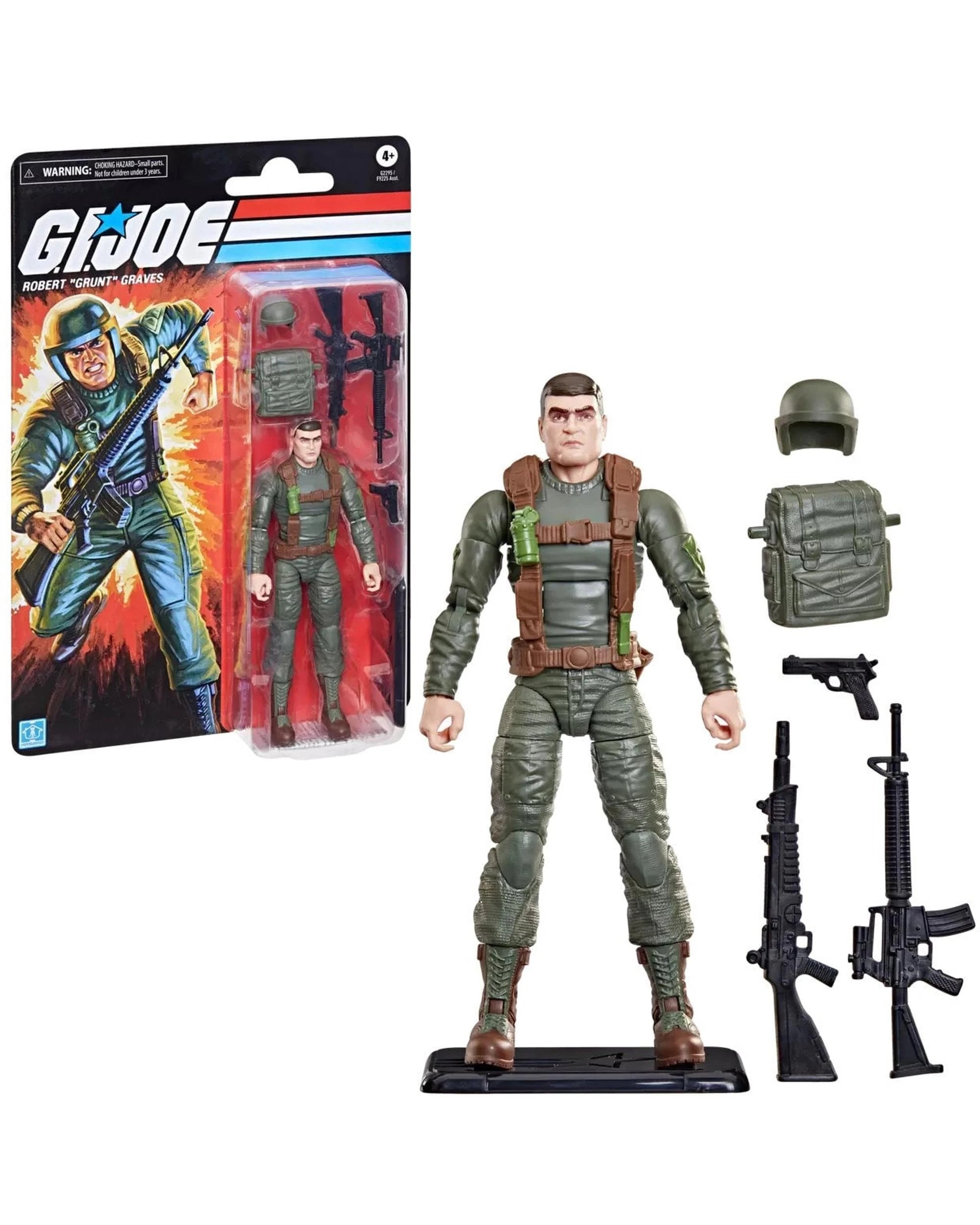 5 G.I. Joe Classified Series Retro Cardback Robert Grunt Graves Action Figure, 5 of 6