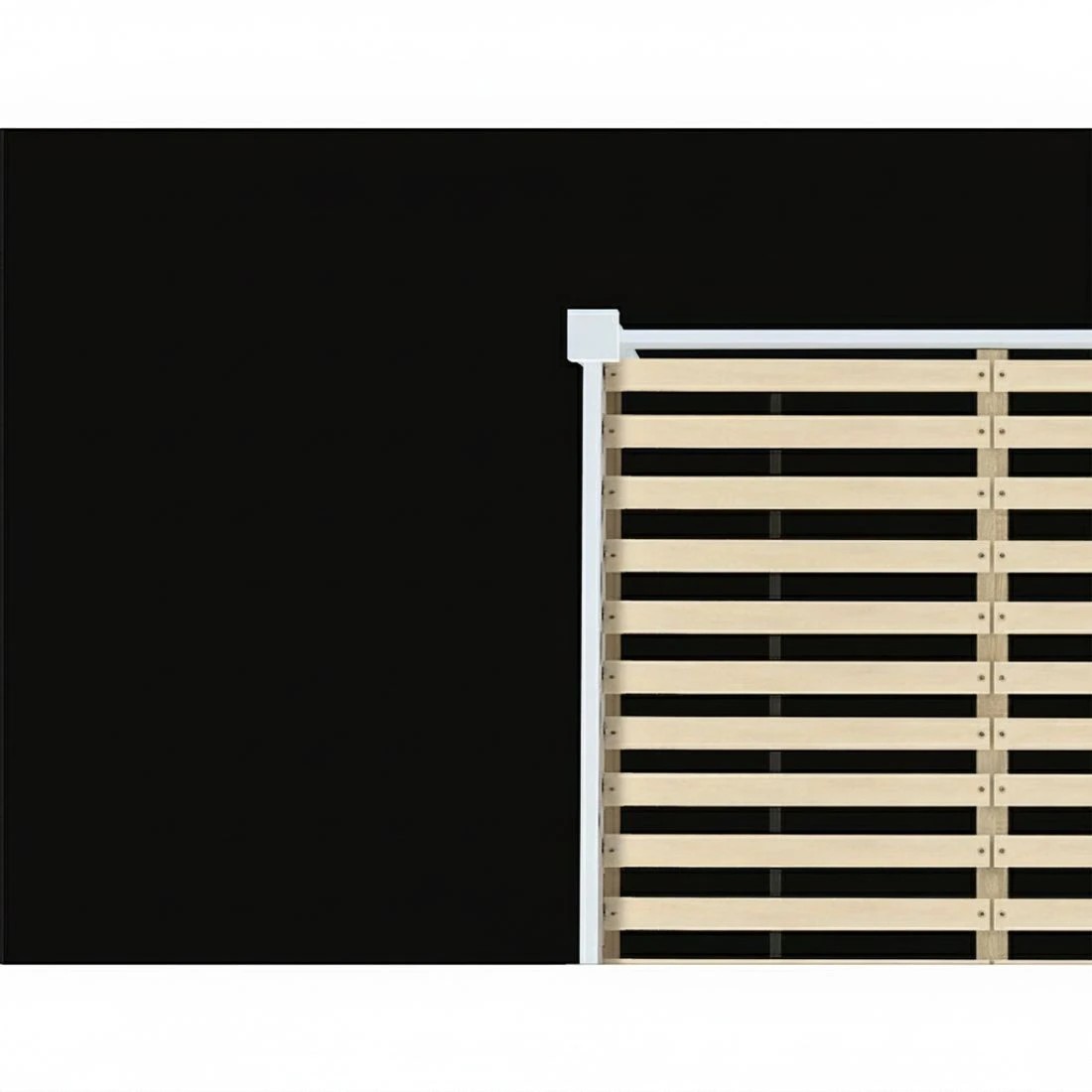 5 Artiss Bed Frame Double Size Wooden  PONY - White, 5 of 9