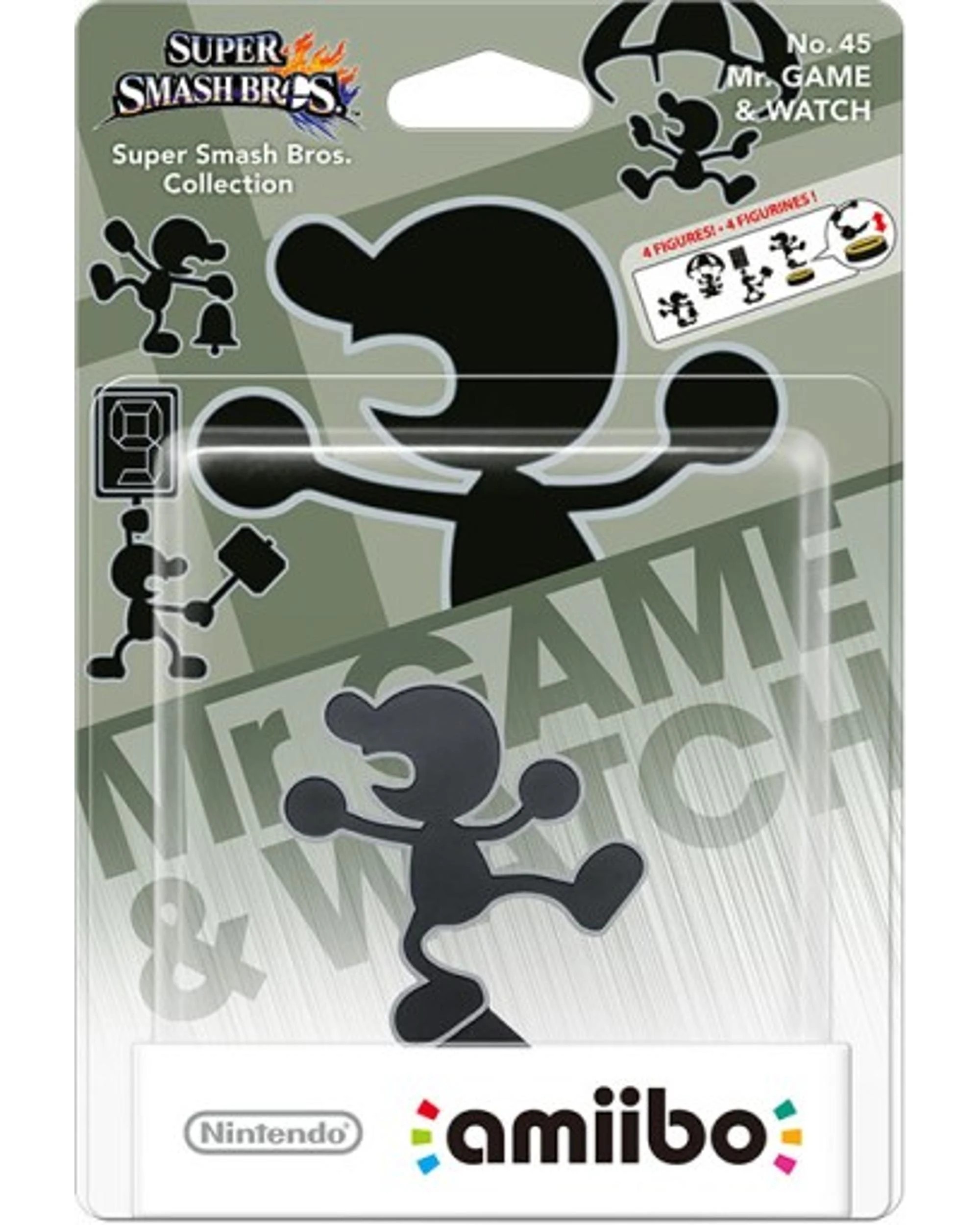 1 Nintendo Mr. Game and Watch amiibo - Super Smash Bros., 1 of 2