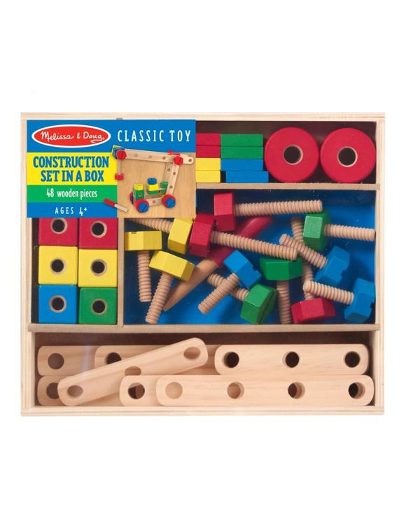 Melissa and Doug Construction Set in a Box Classic Toy