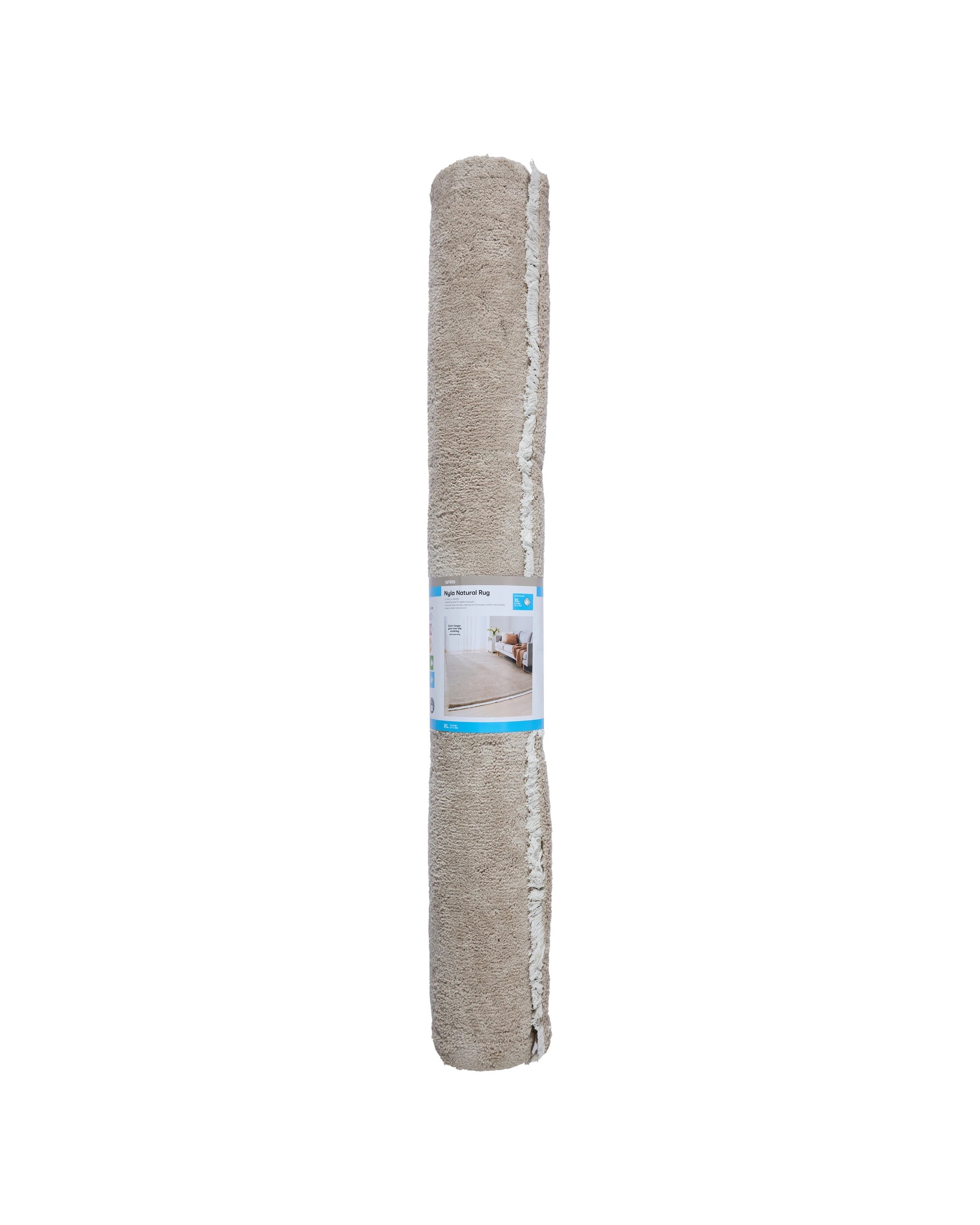 7 Nyla Natural Rug - Extra Large - 270cm x 180cm, 7 of 8