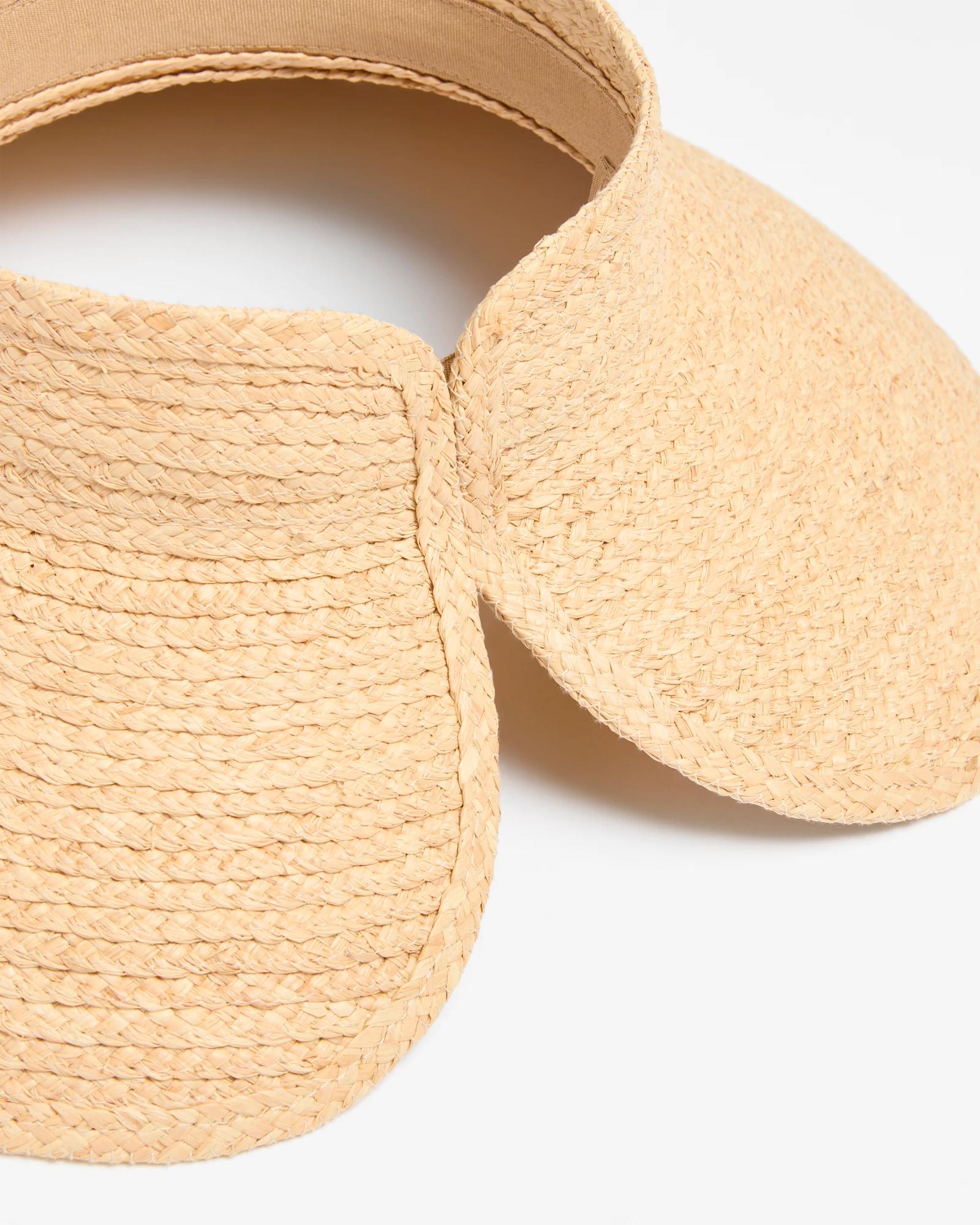 2 Target Packable Raffia Visor NEUTRAL, 2 of 3