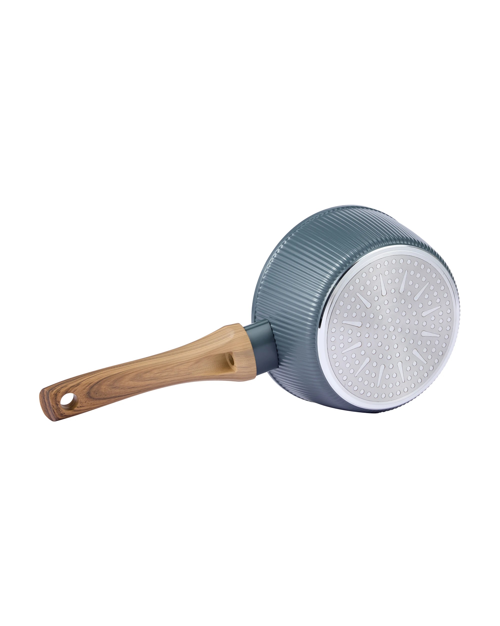 5 16cm Linear Wood Look Saucepan, 5 of 6