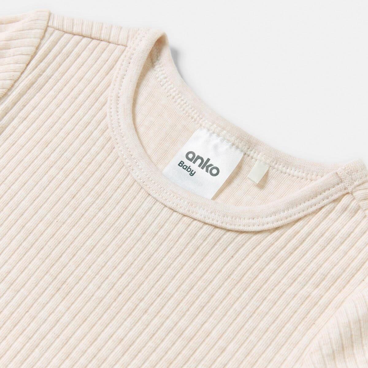 8 3 Pack Short Sleeve Rib Bodysuits PINK, HONEY, LILY, 8 of 8