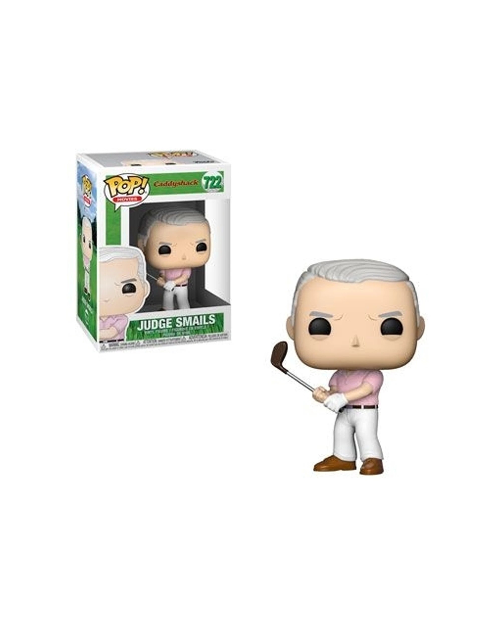 3 Pop Caddyshack Judge Action Figure 10cm Vinyl Collectible Branded Box Window - Pink, 3 of 3